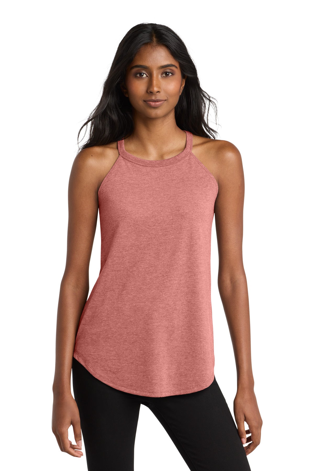 District DT137L Women's Perfect Tri Rocker Tank | Wholesale