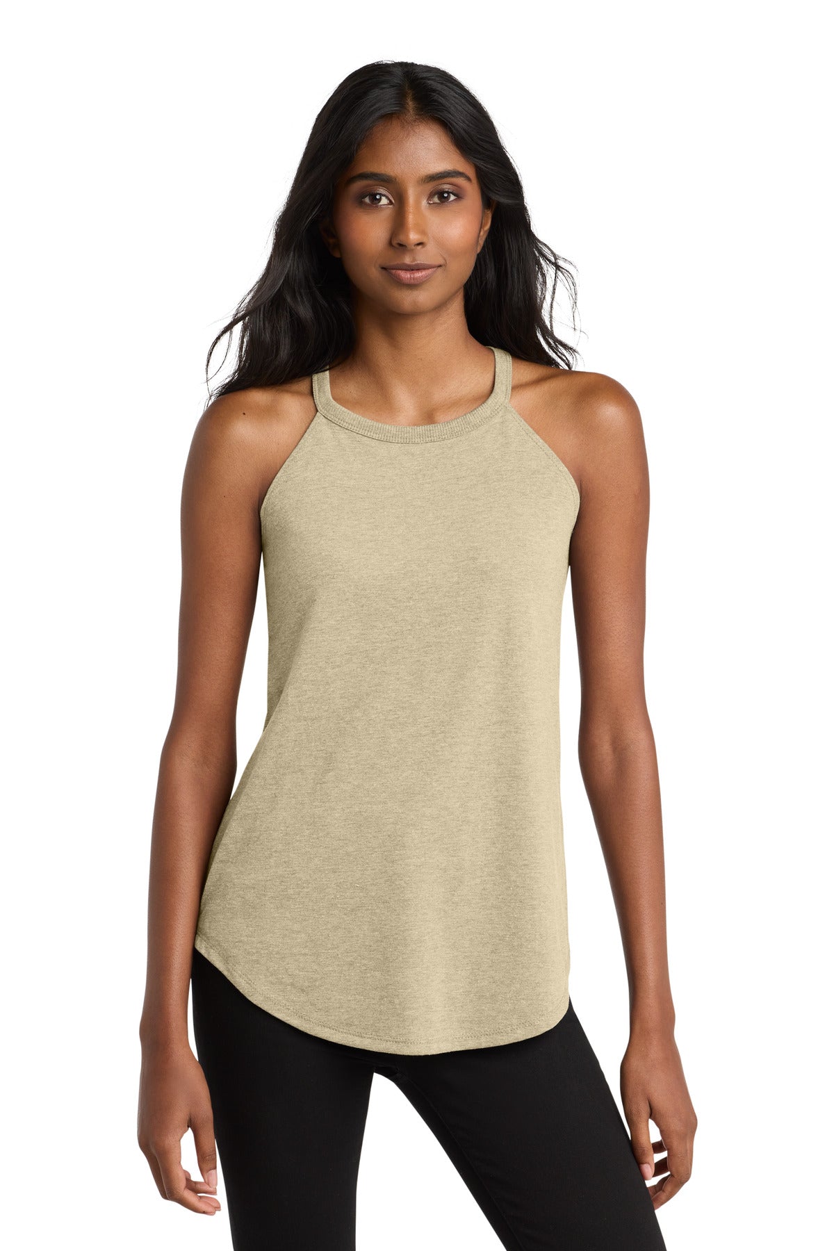 District DT137L Women's Perfect Tri Rocker Tank | Wholesale
