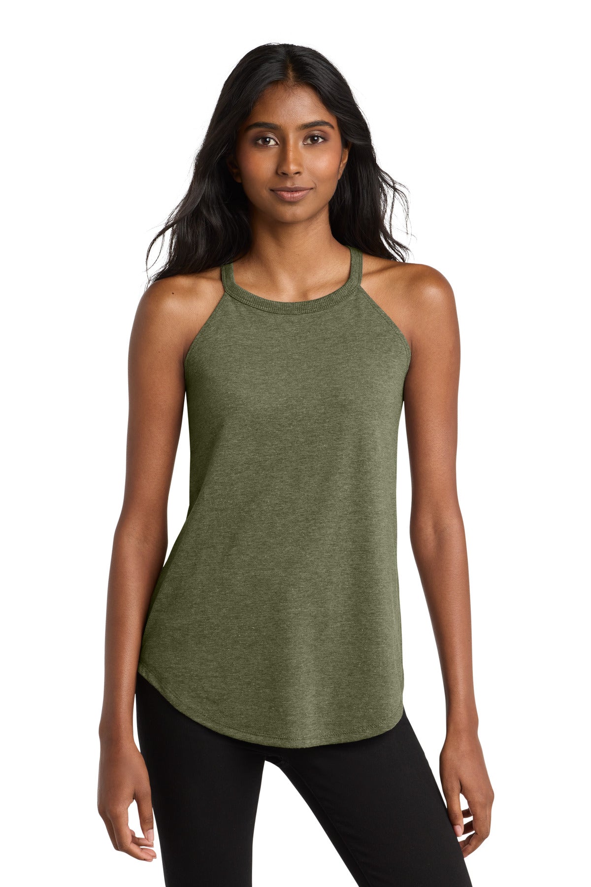 District DT137L Women's Perfect Tri Rocker Tank | Wholesale