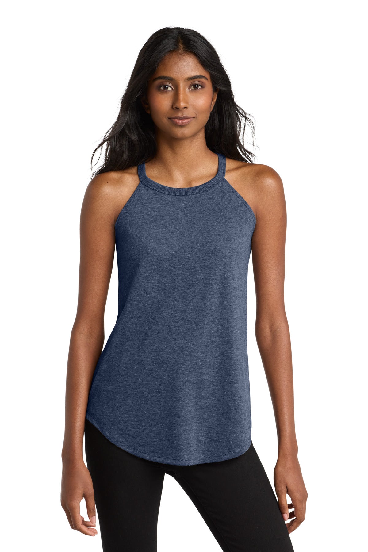 District DT137L Women's Perfect Tri Rocker Tank | Wholesale