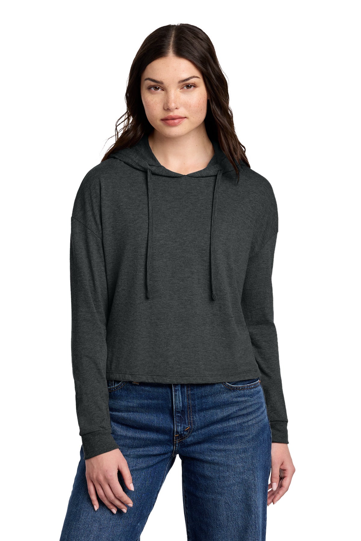 District ® Women's Perfect Tri ® Midi Long Sleeve Hoodie DT1390L - District DT1390L