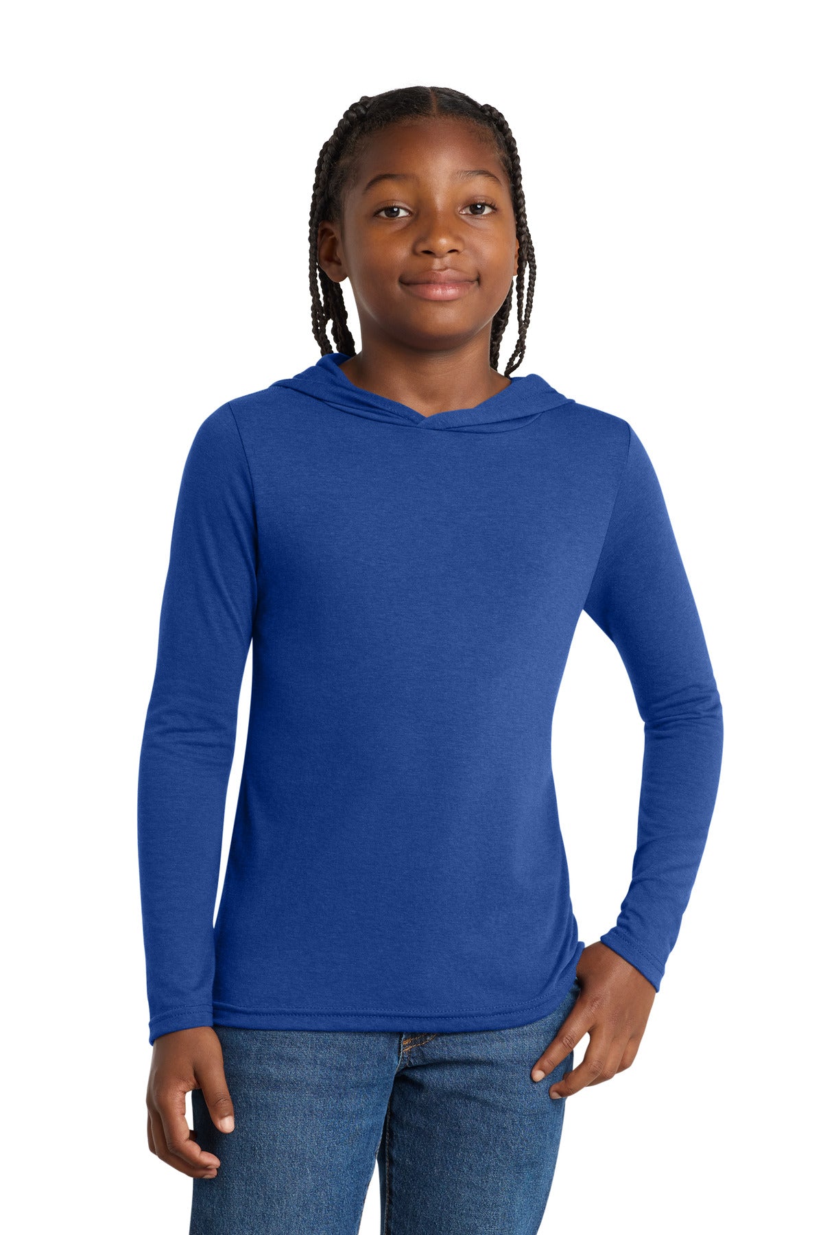 District ® Youth Perfect Tri ® Long Sleeve Hoodie DT139Y - District DT139Y