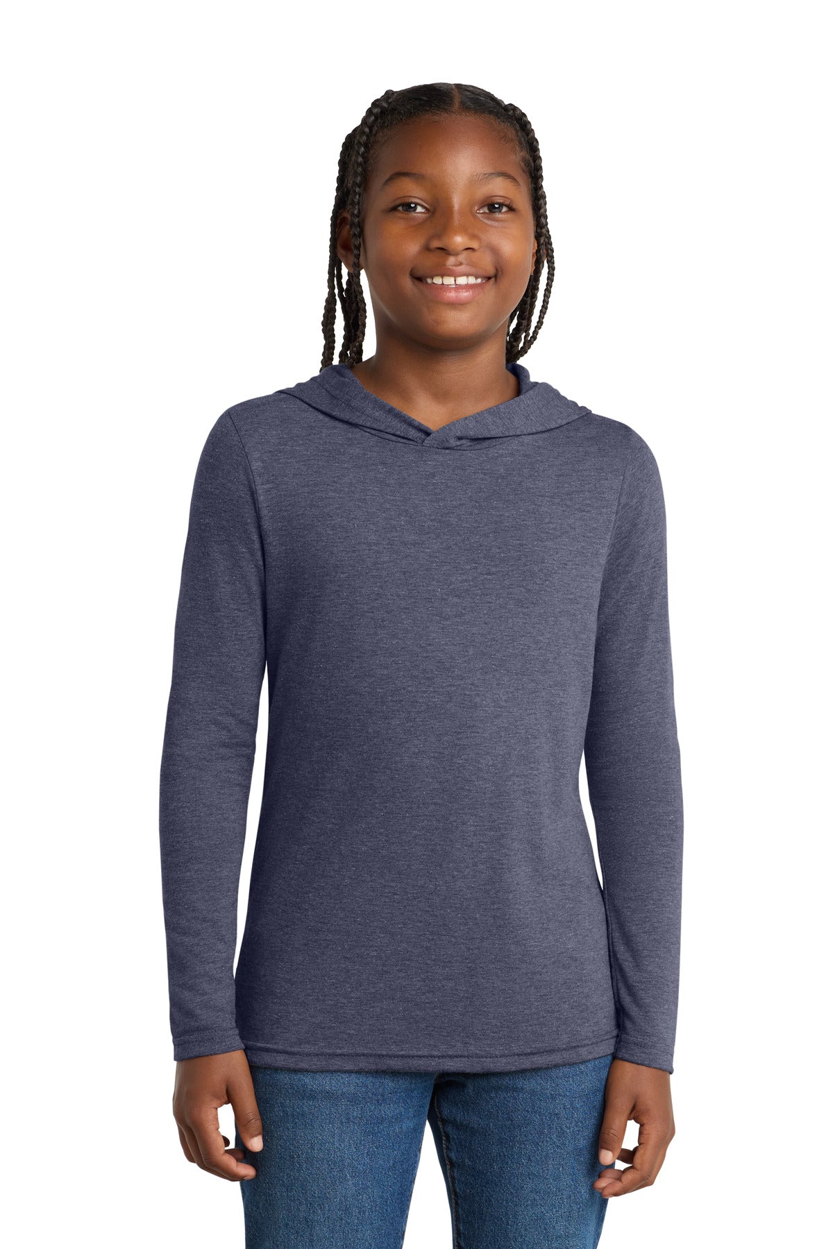 District ® Youth Perfect Tri ® Long Sleeve Hoodie DT139Y - District DT139Y