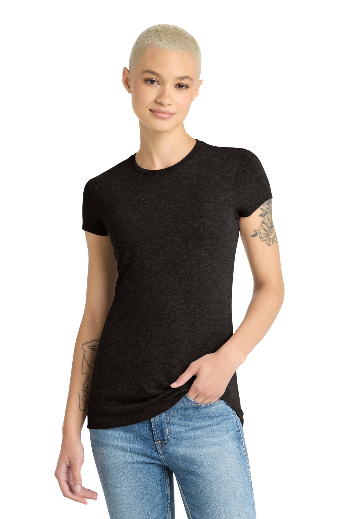 District ® Women's Fitted Perfect Tri ® Tee. DT155 - District DT155