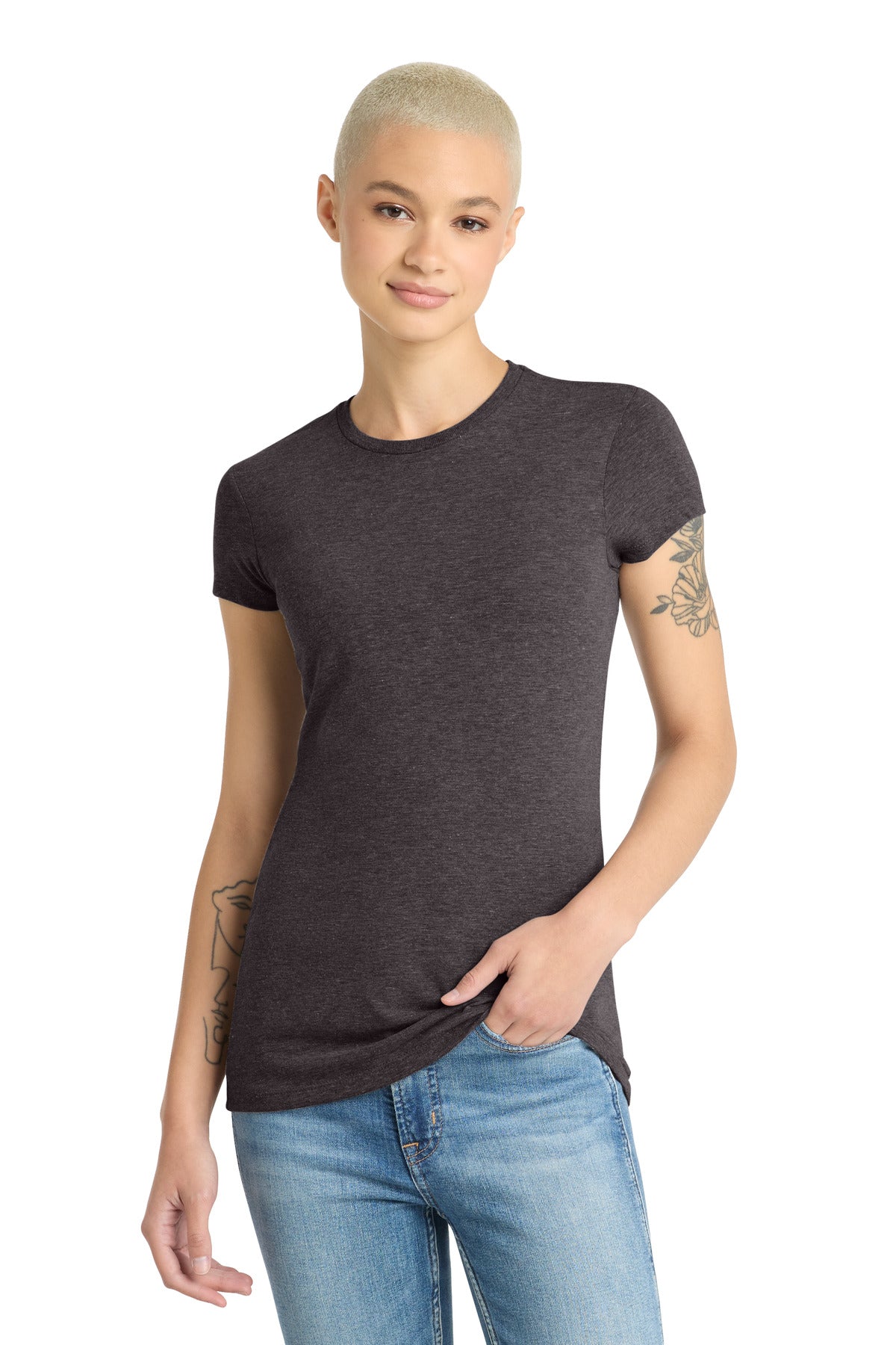 District ® Women's Fitted Perfect Tri ® Tee. DT155 - District DT155