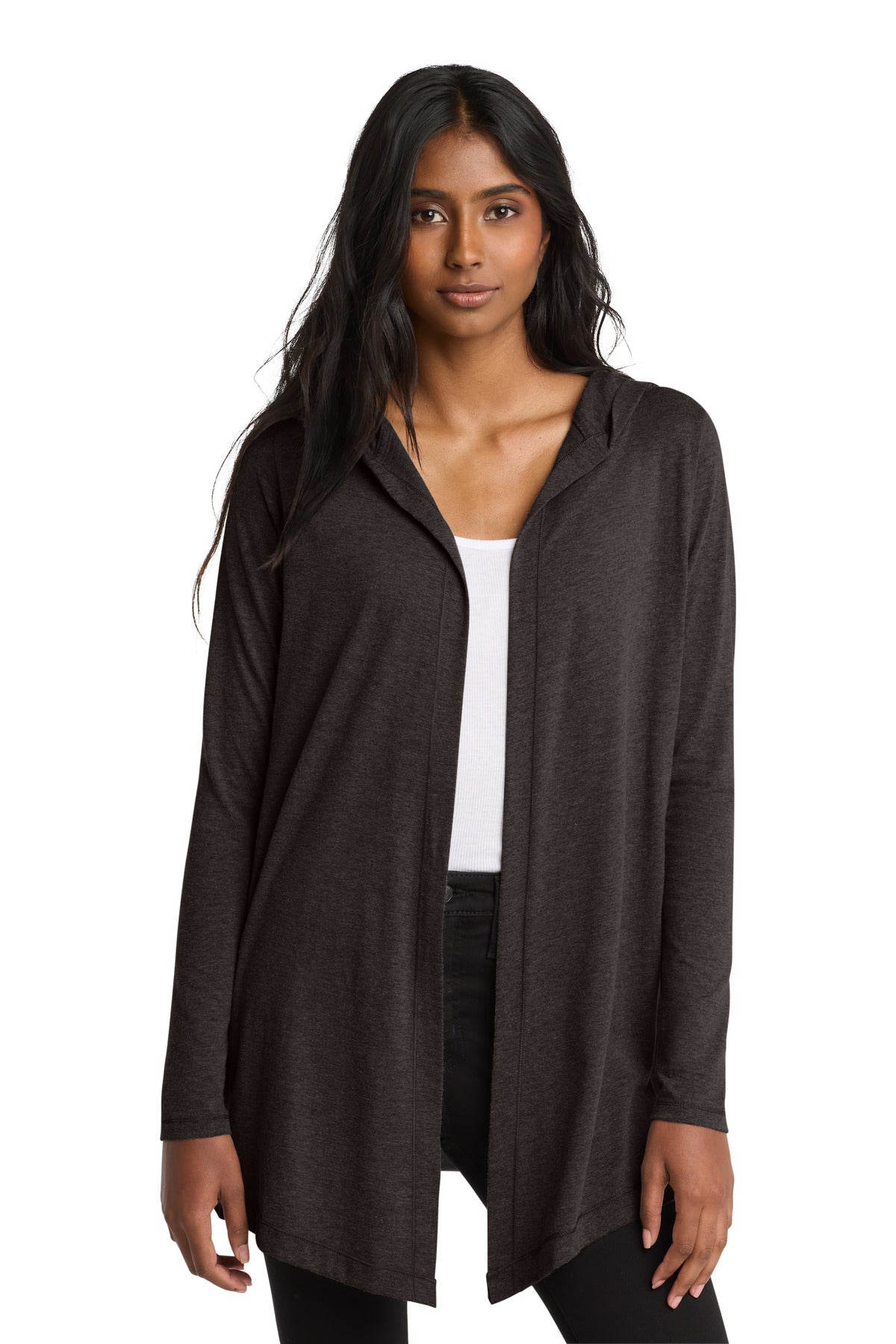 District ® Women's Perfect Tri ® Hooded Cardigan. DT156 - District DT156