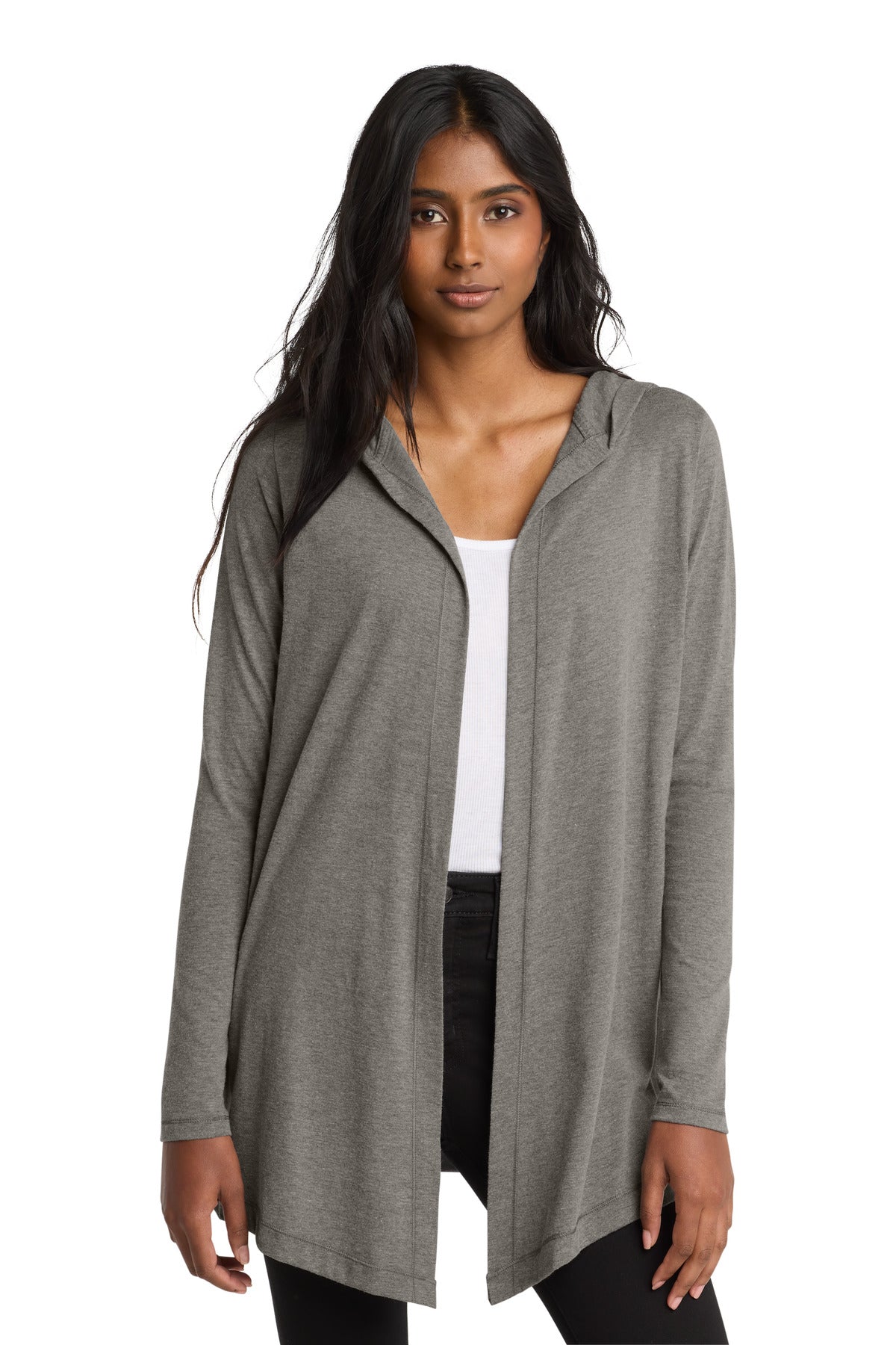 District ® Women's Perfect Tri ® Hooded Cardigan. DT156 - District DT156