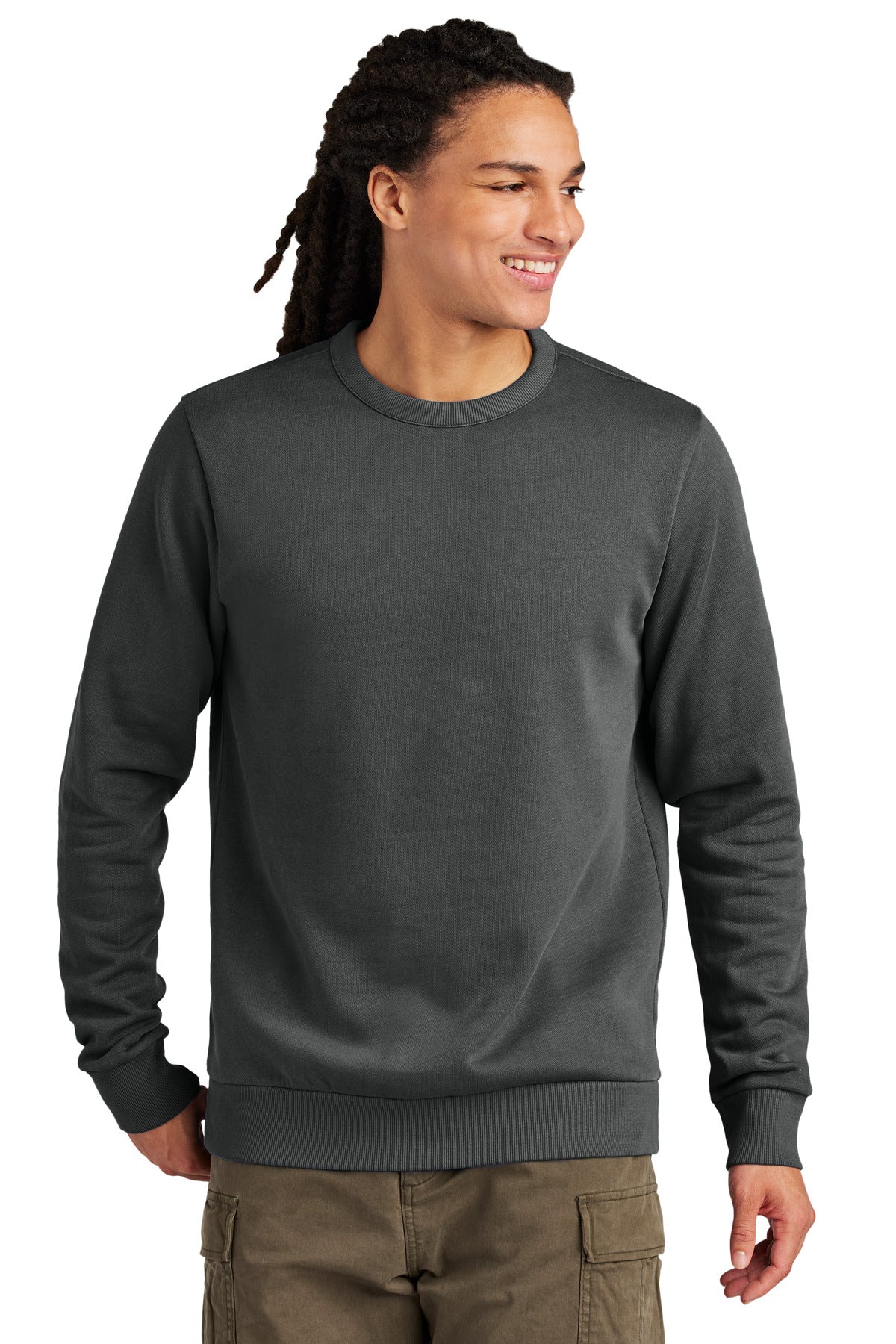 District DT2204 Wash Fleece Crewneck Sweatshirt