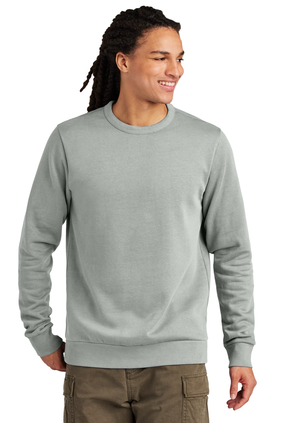 District DT2204 Wash Fleece Crewneck Sweatshirt