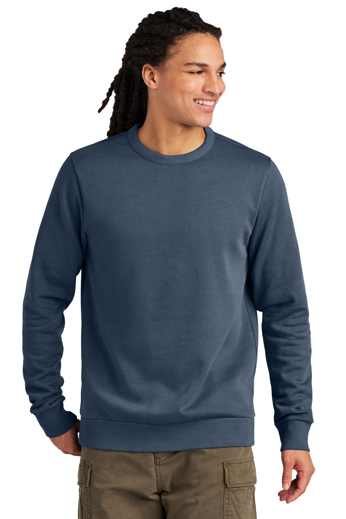 District DT2204 Wash Fleece Crewneck Sweatshirt