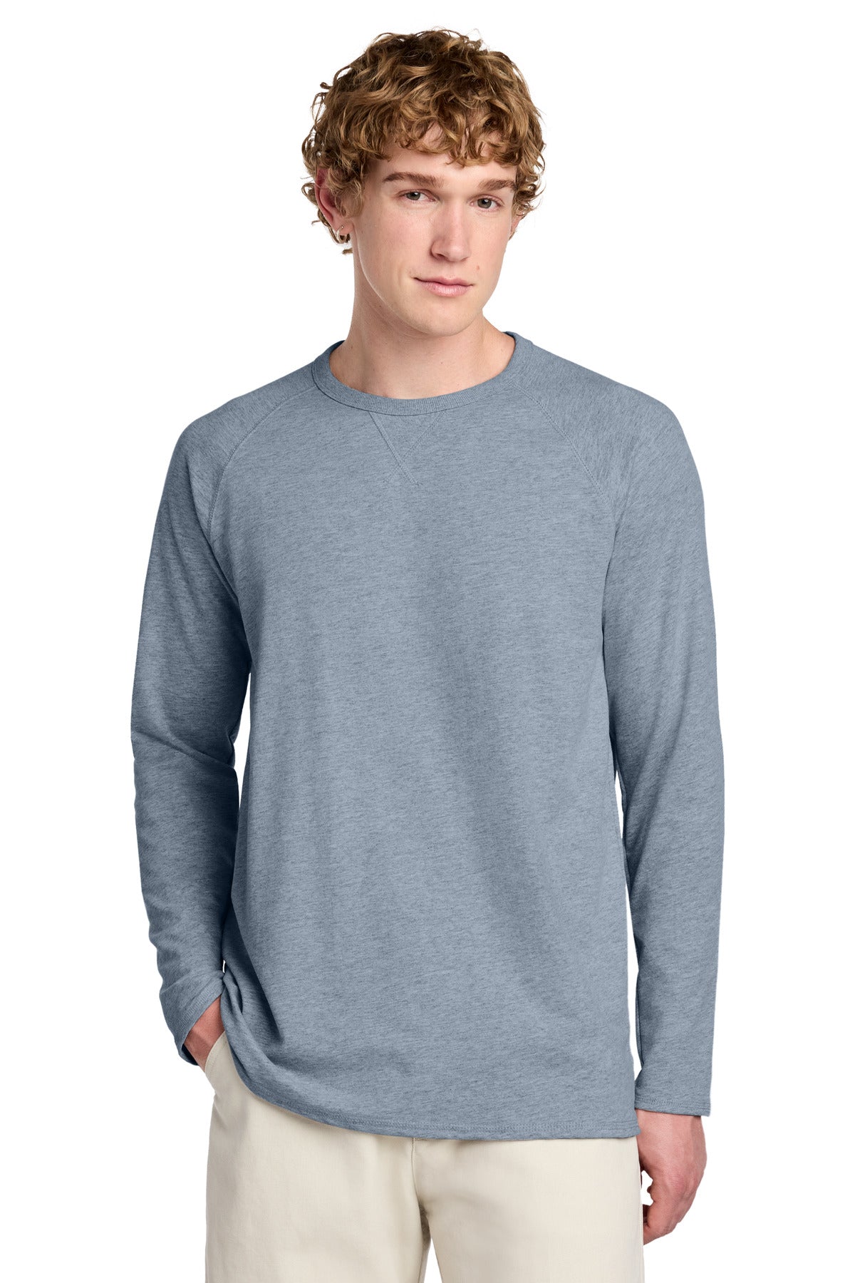 District ® Featherweight French Terry ™ Long Sleeve Crewneck DT572 - District DT572