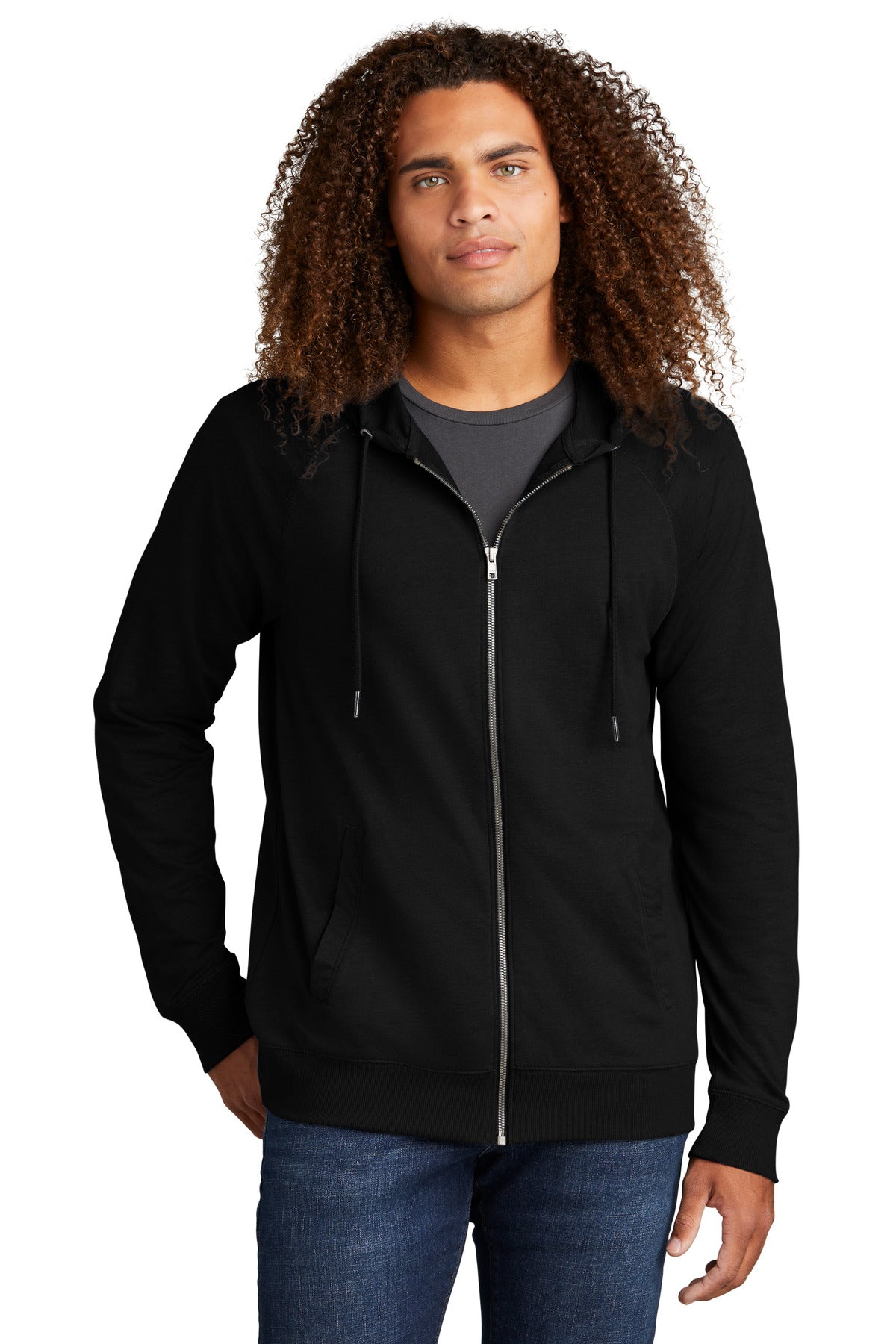 District ® Featherweight French Terry ™ Full-Zip Hoodie DT573 - District DT573