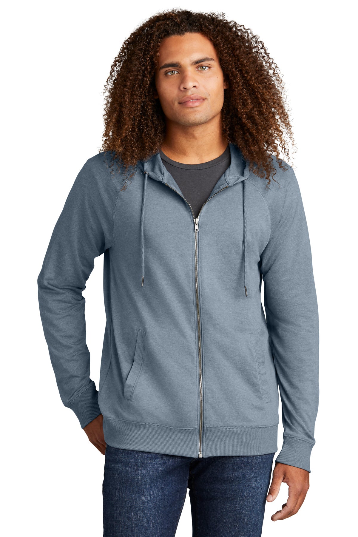 District ® Featherweight French Terry ™ Full-Zip Hoodie DT573 - District DT573