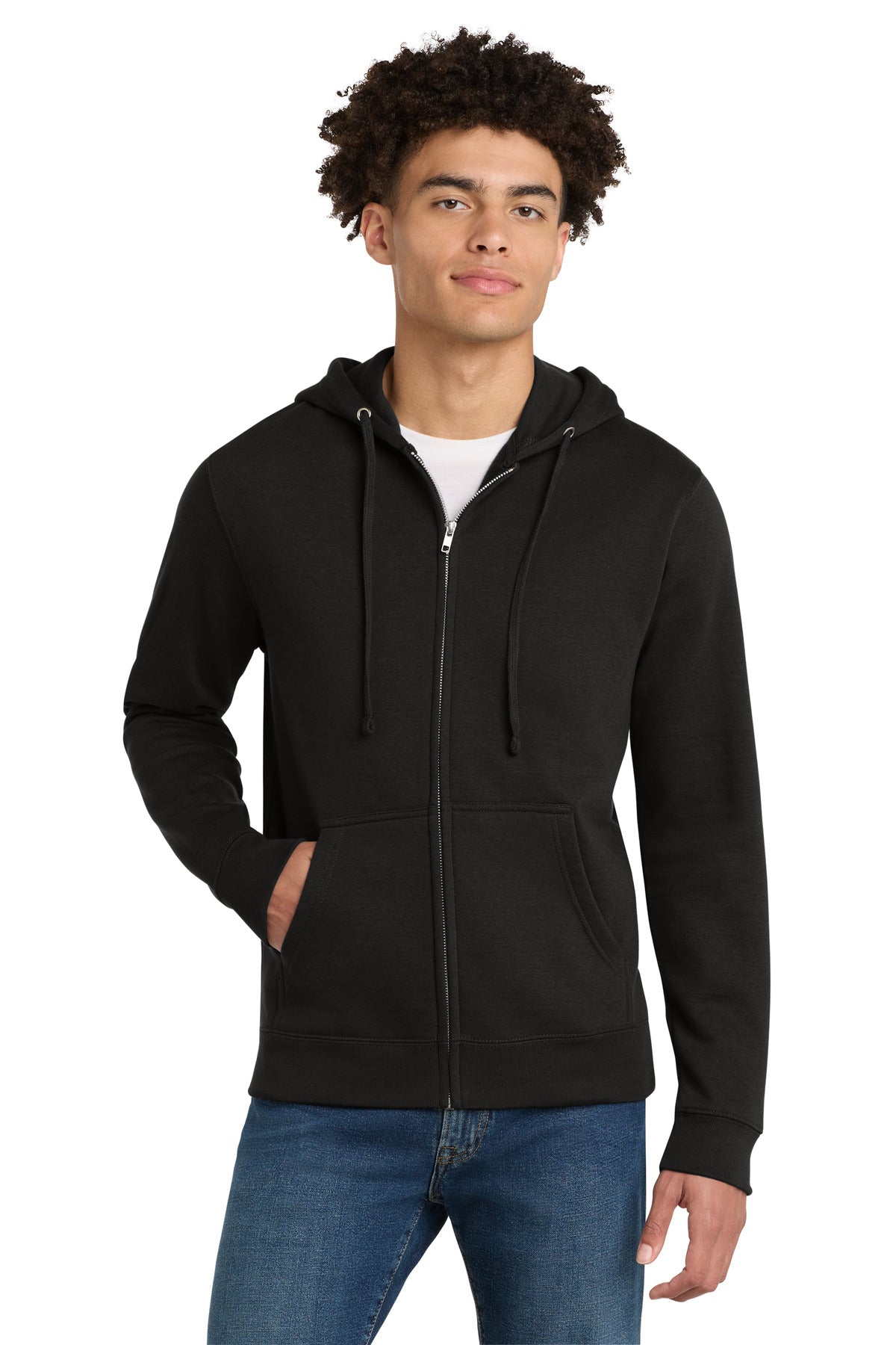 District ® V.I.T. ™ Fleece Full-Zip Hoodie DT6102 - District DT6102