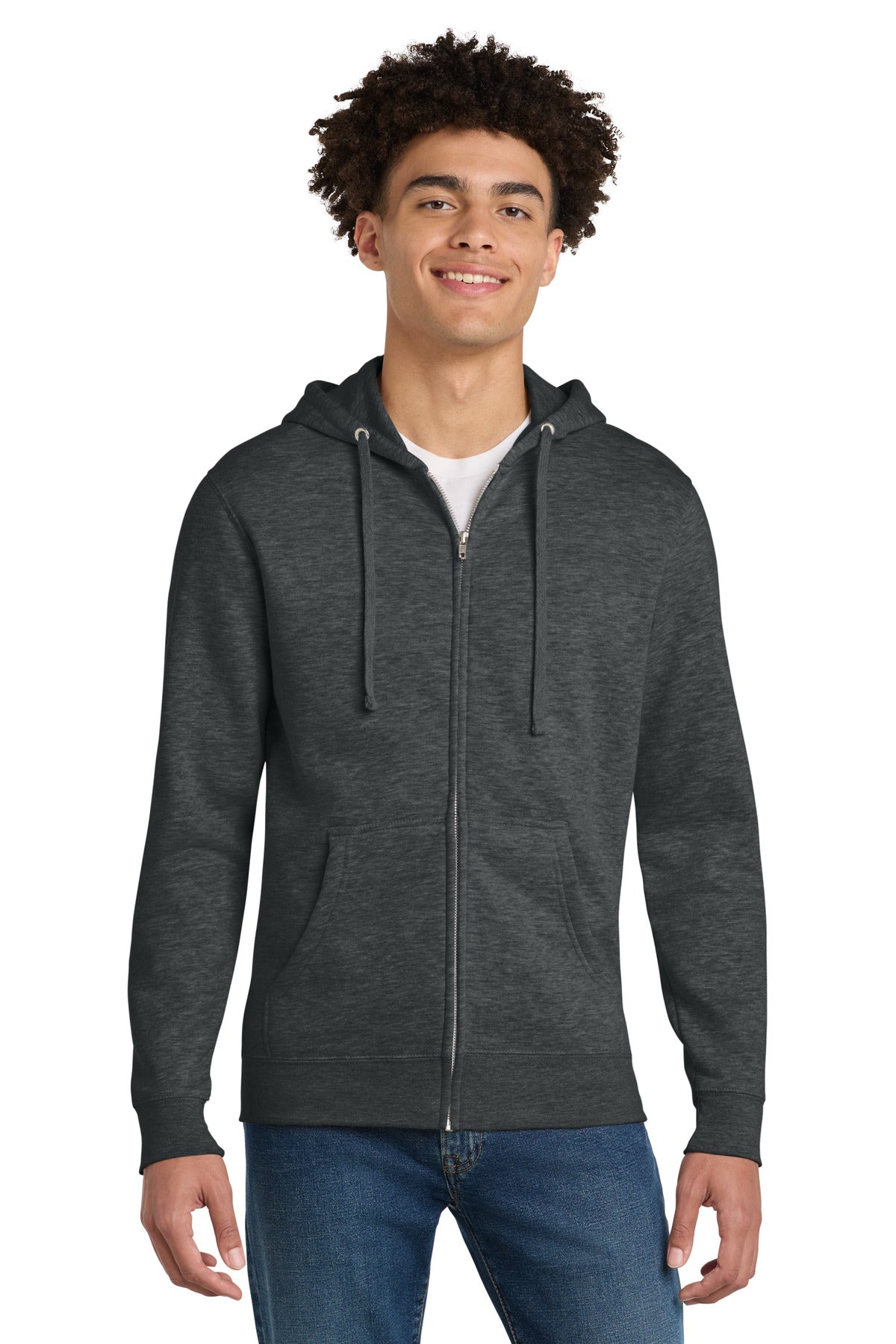 District ® V.I.T. ™ Fleece Full-Zip Hoodie DT6102 - District DT6102
