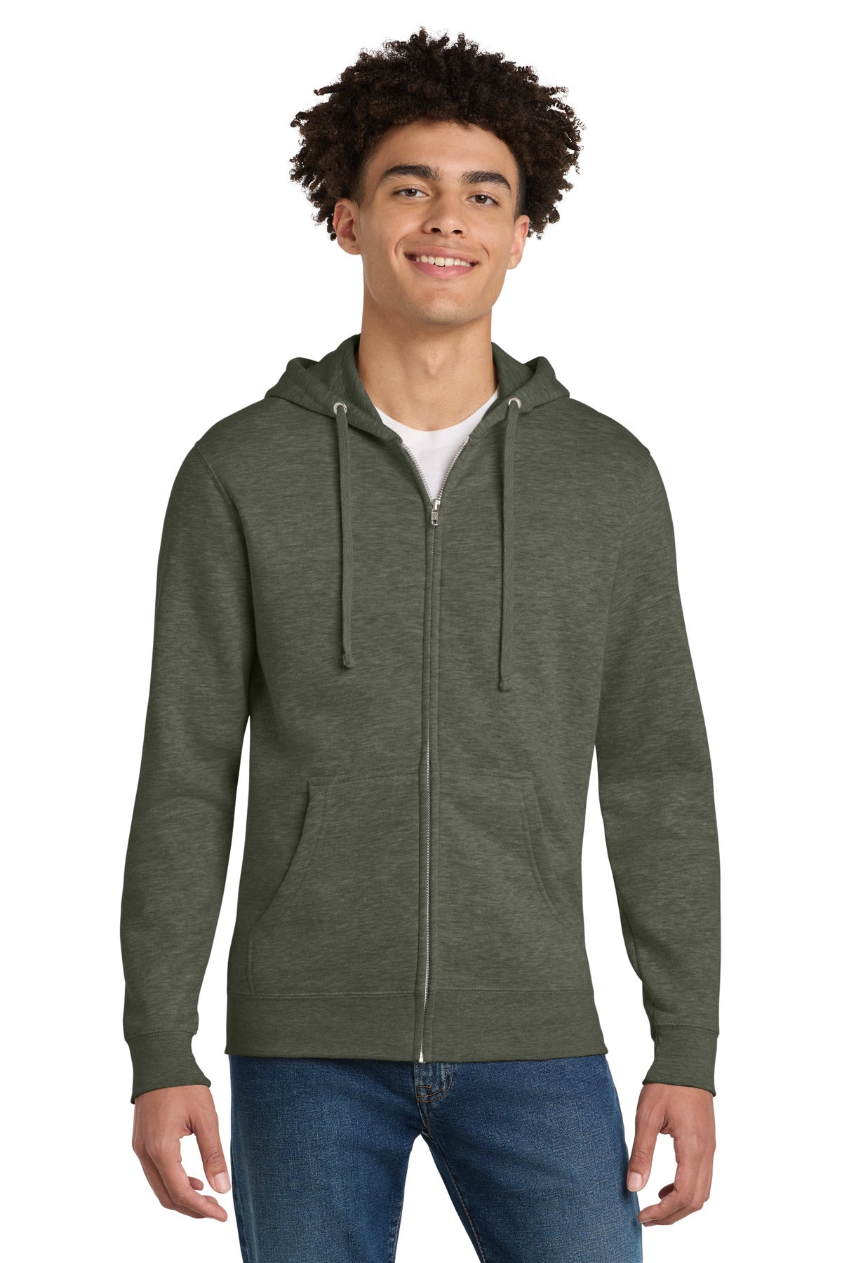 District ® V.I.T. ™ Fleece Full-Zip Hoodie DT6102 - District DT6102