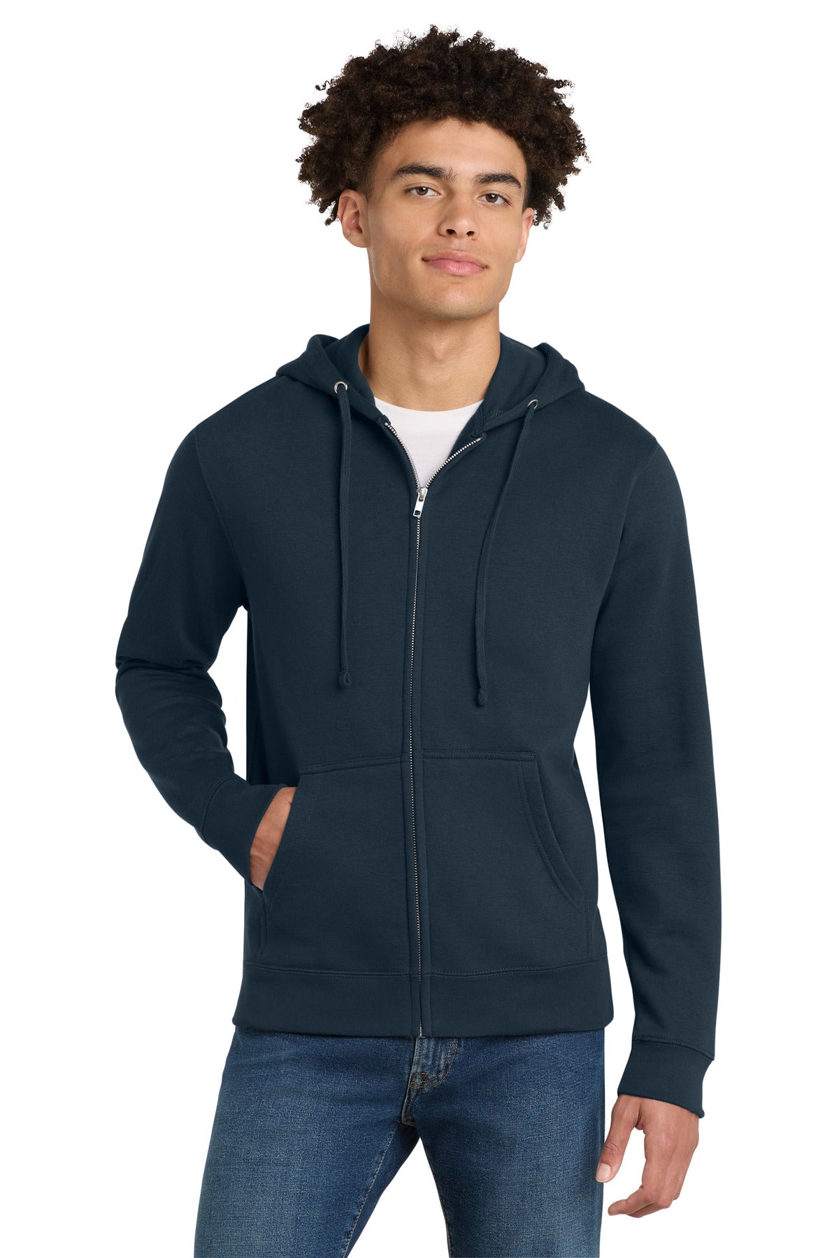 District ® V.I.T. ™ Fleece Full-Zip Hoodie DT6102 - District DT6102