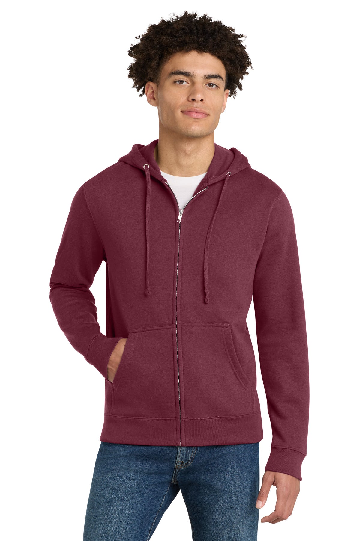 District ® V.I.T. ™ Fleece Full-Zip Hoodie DT6102 - District DT6102