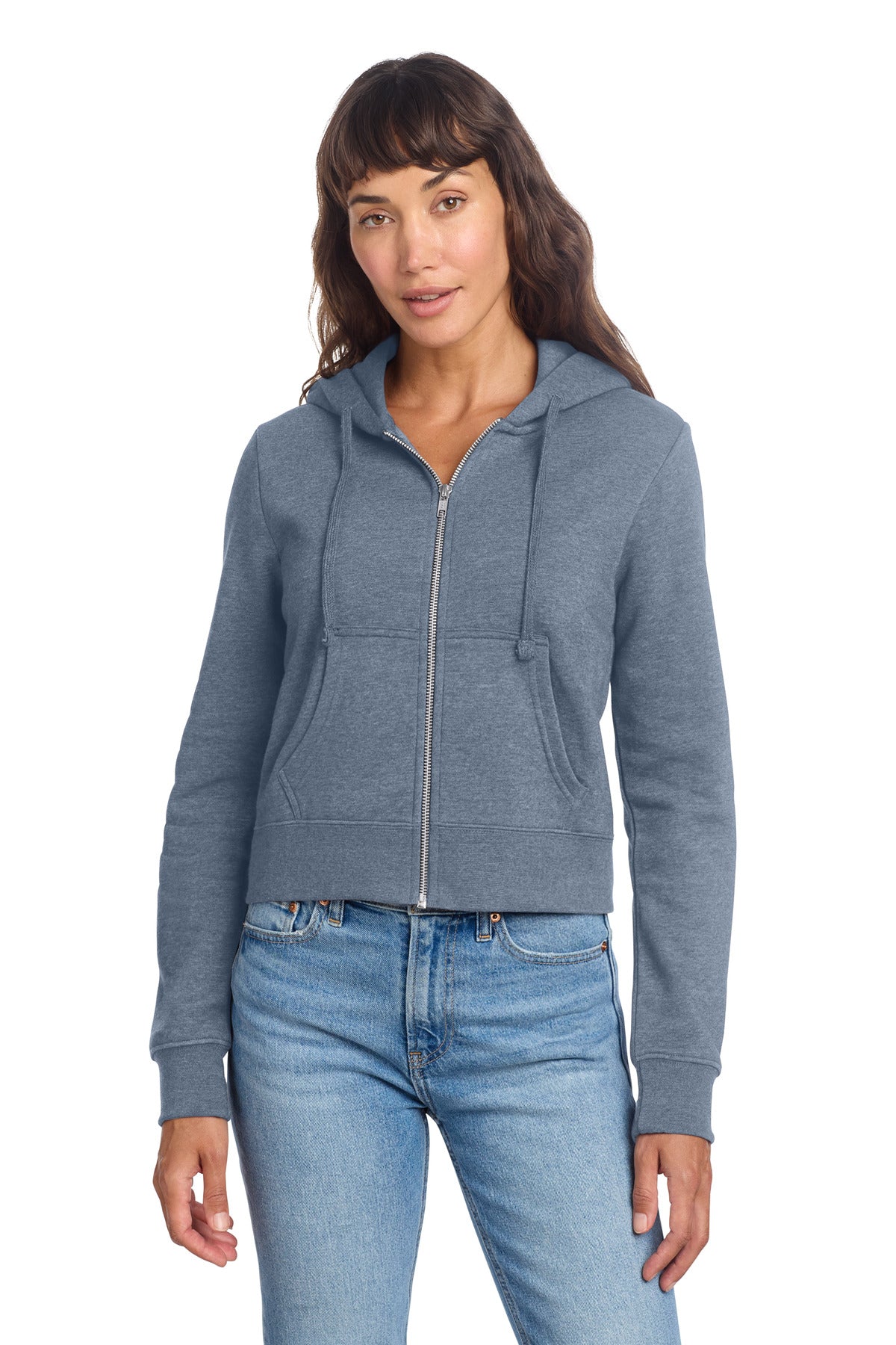 District ® Women's V.I.T. ™ Fleece Full-Zip Hoodie DT6103 - District DT6103