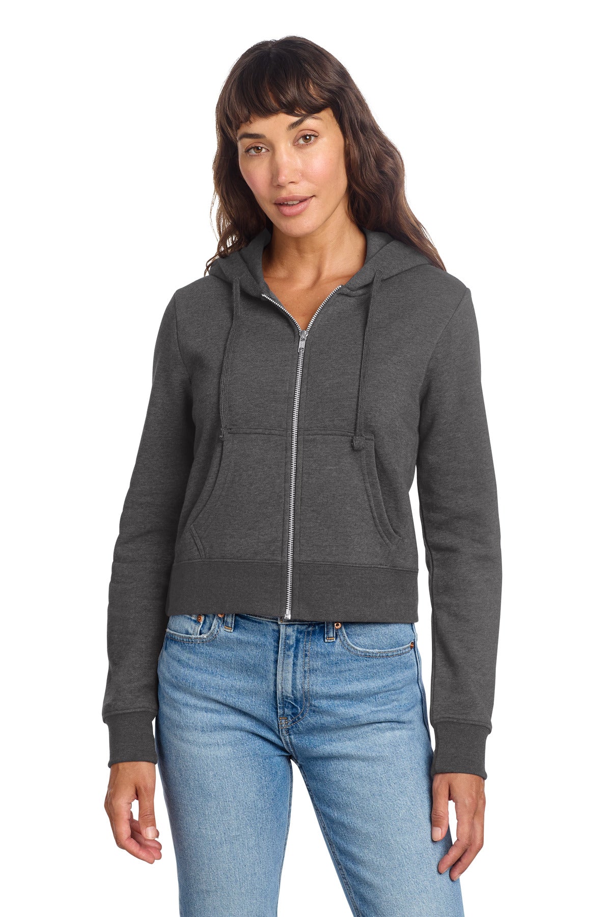 District ® Women's V.I.T. ™ Fleece Full-Zip Hoodie DT6103 - District DT6103