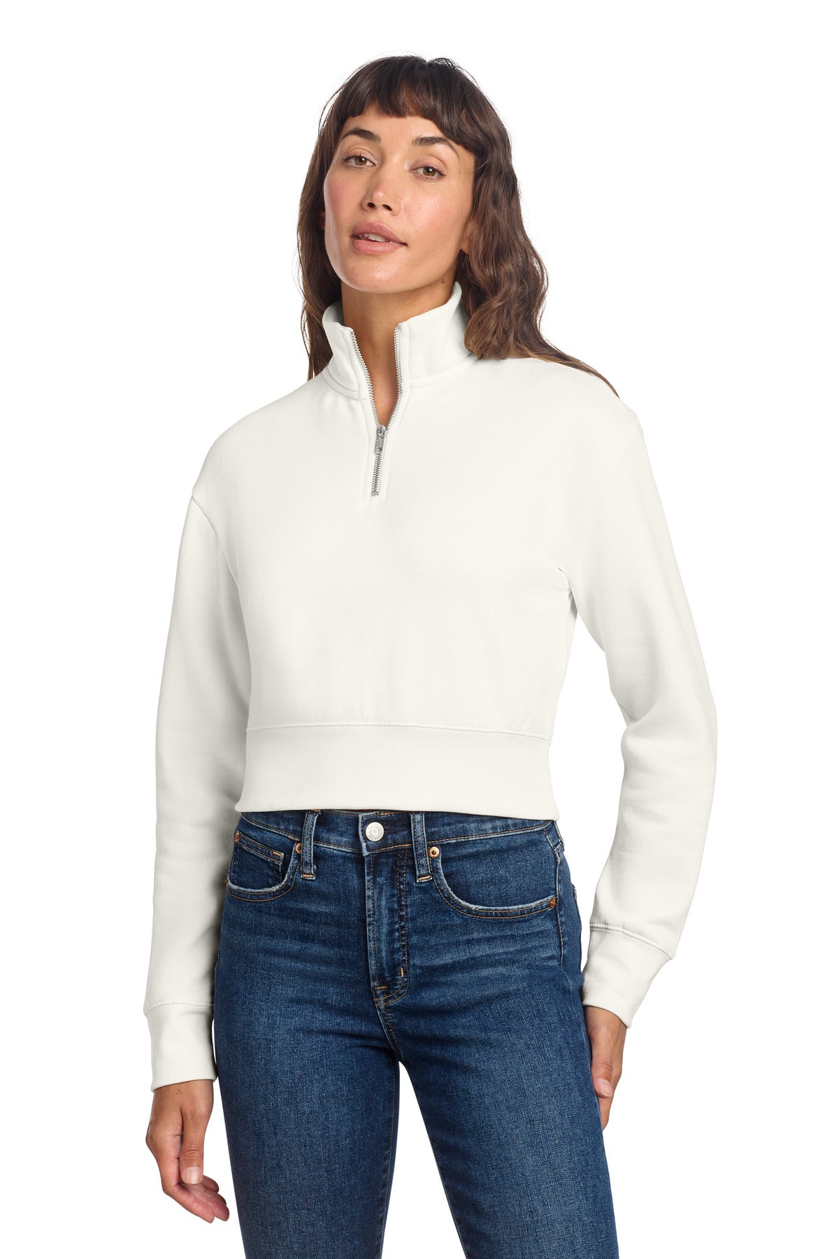 District ® Women's V.I.T. ™ Fleece 1/2-Zip DT6111 - District DT6111