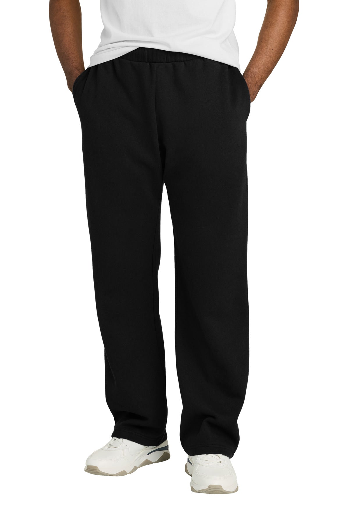 Joe's USA Premium Fleece Open-Bottom Sweatpant