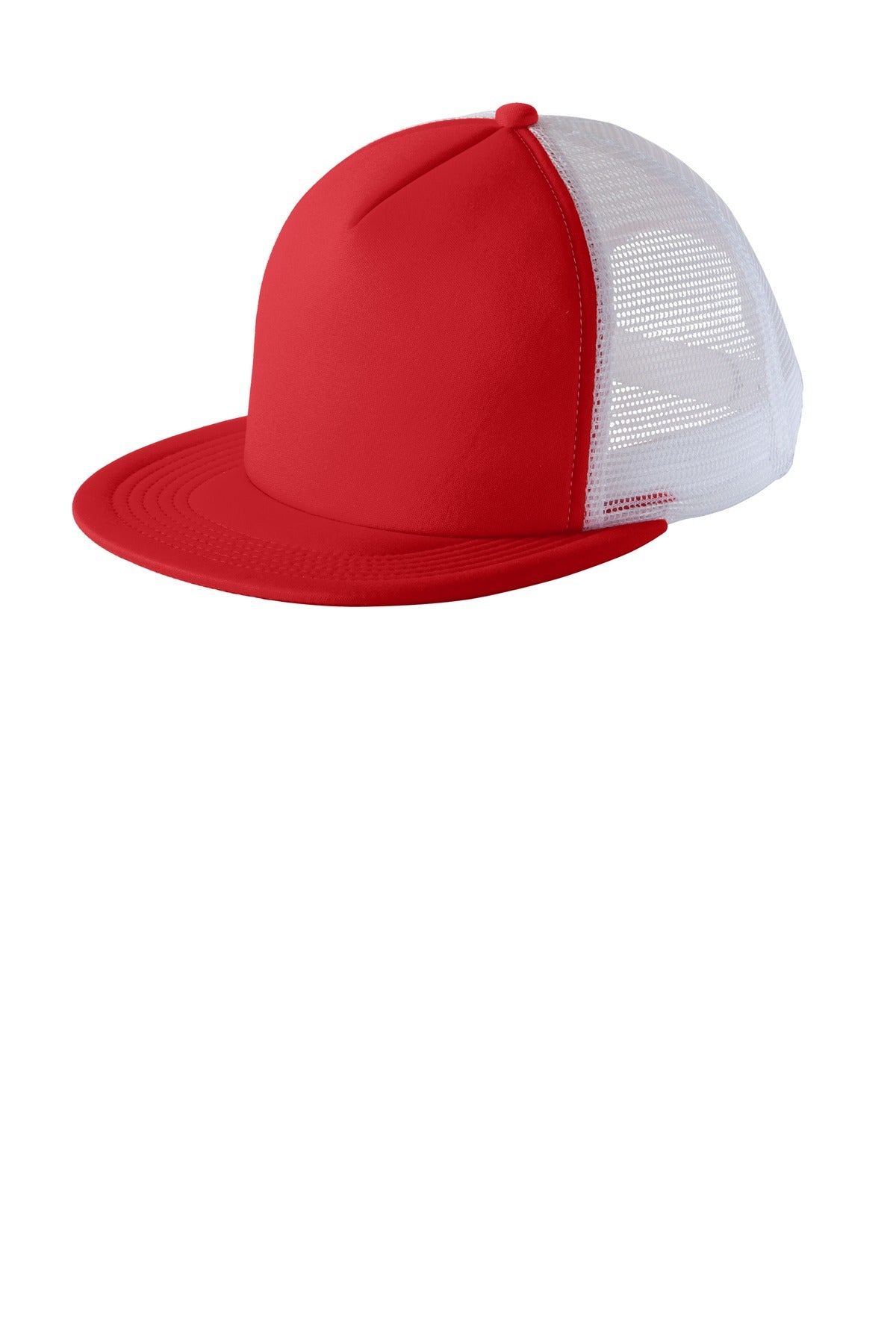 District ® Flat Bill Snapback Trucker Cap. DT624 - District DT624