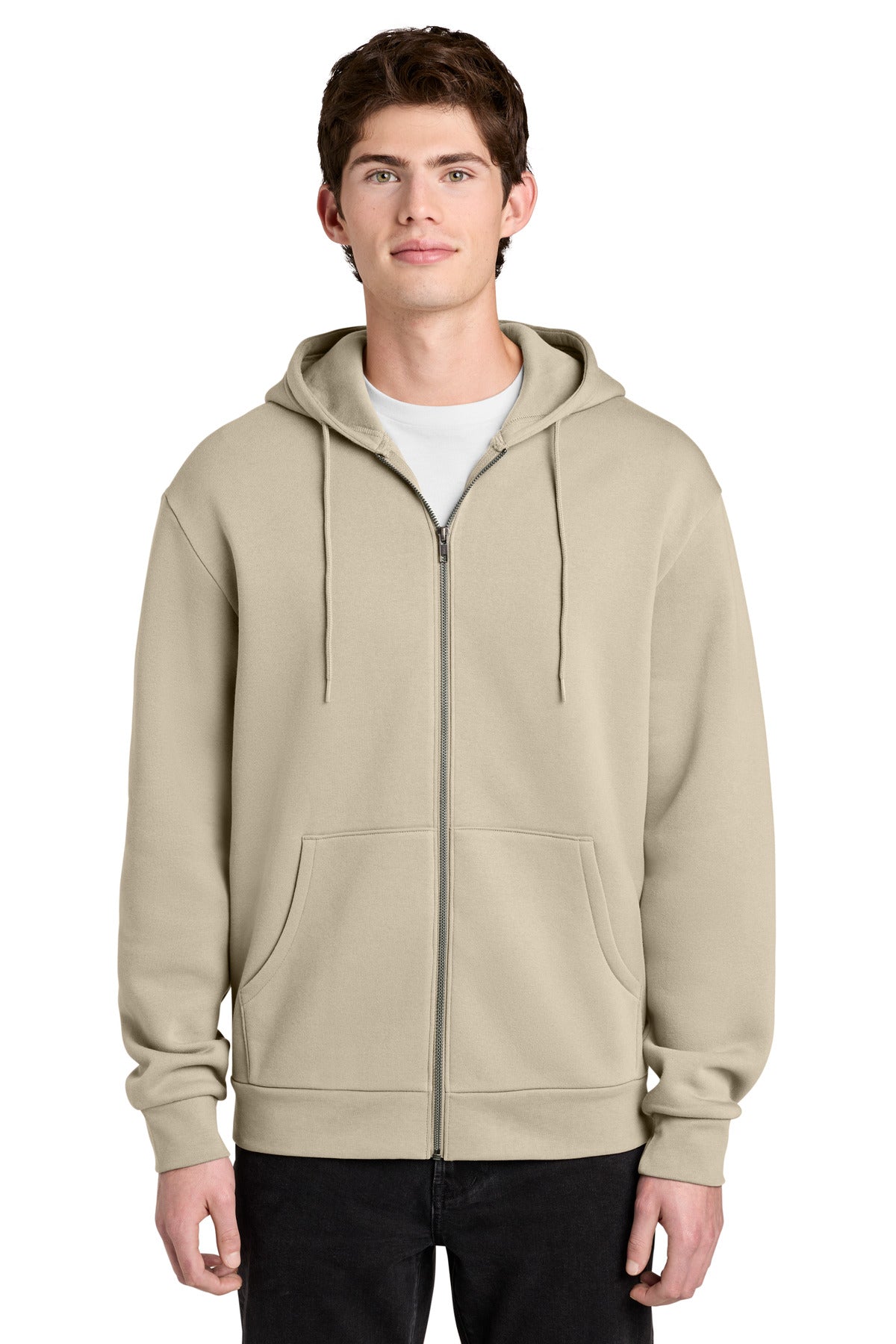 District DT6702 MelloFleece Full-Zip Hoodie