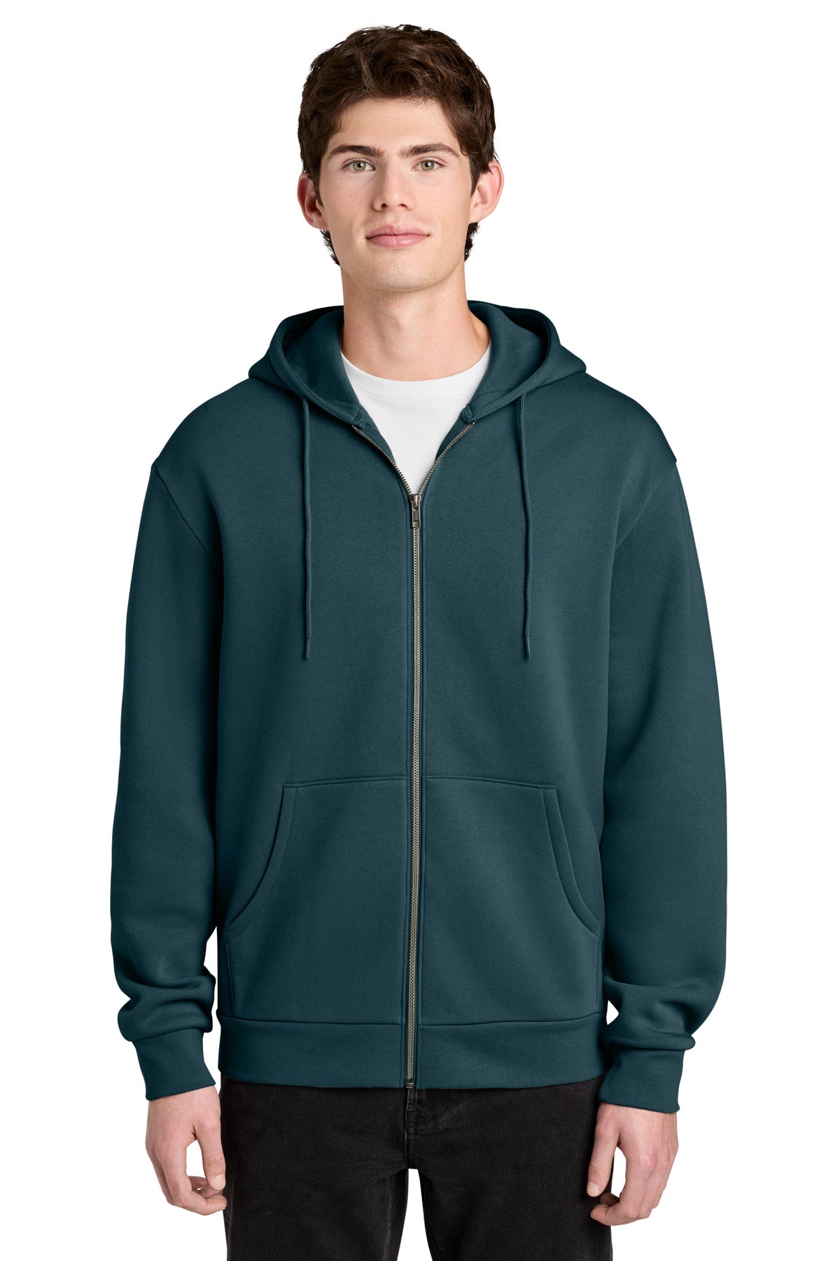 District DT6702 MelloFleece Full-Zip Hoodie