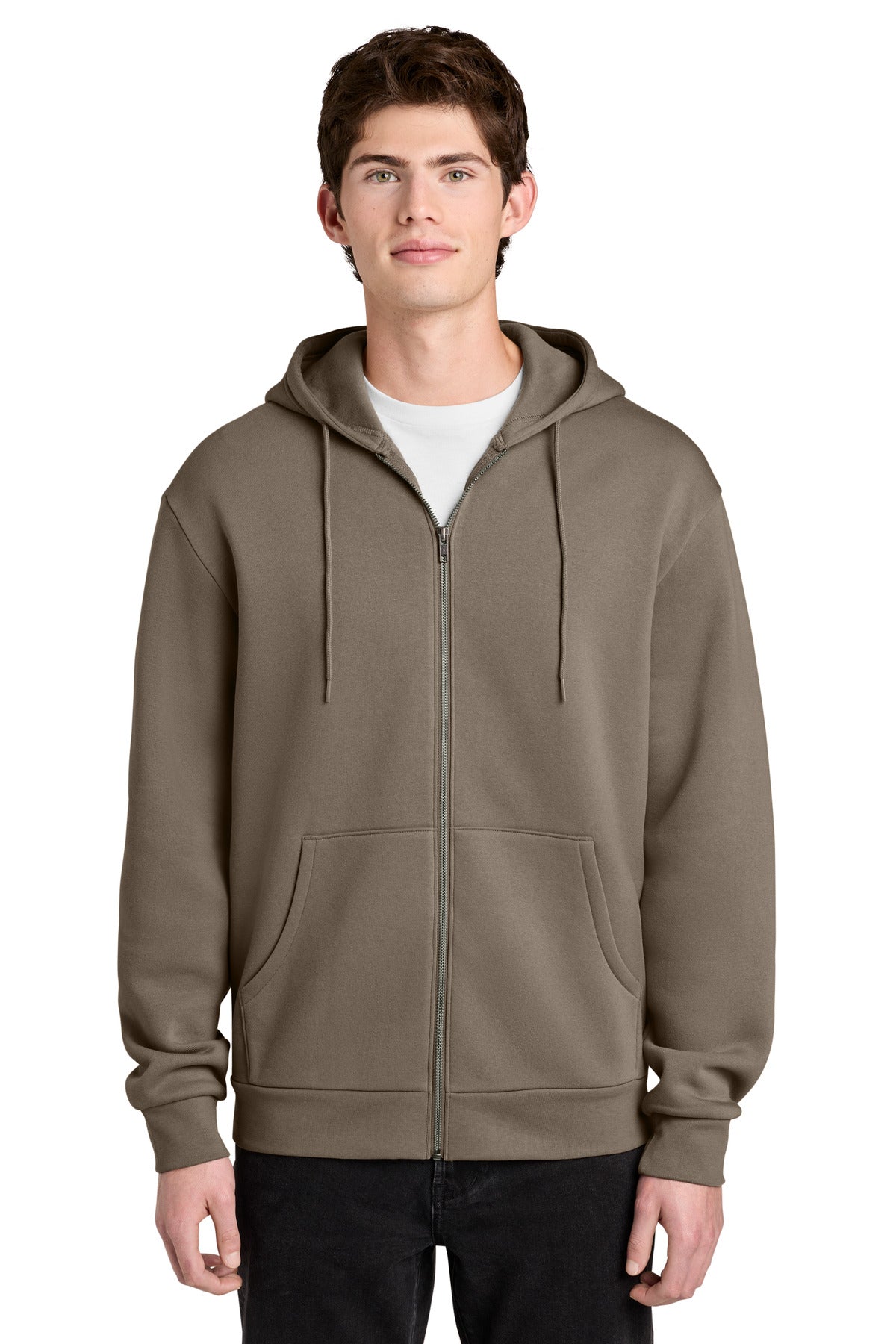 District DT6702 MelloFleece Full-Zip Hoodie