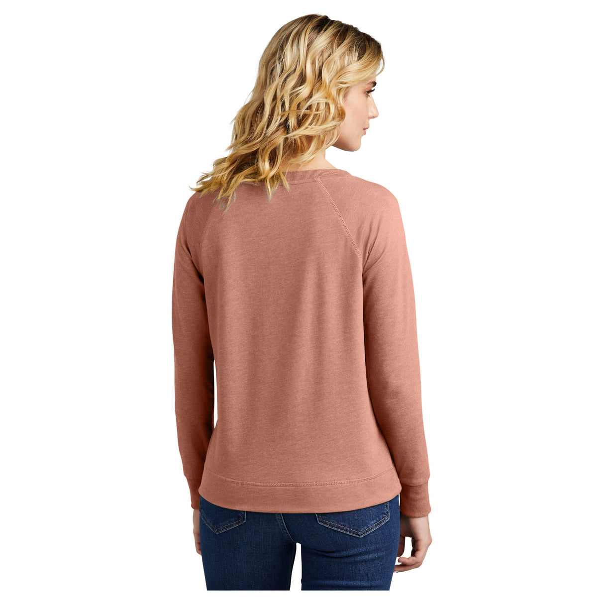 District® Women’s Featherweight French Terry™ Long Sleeve Crewneck DT672 Sweatshirts/Fleece District