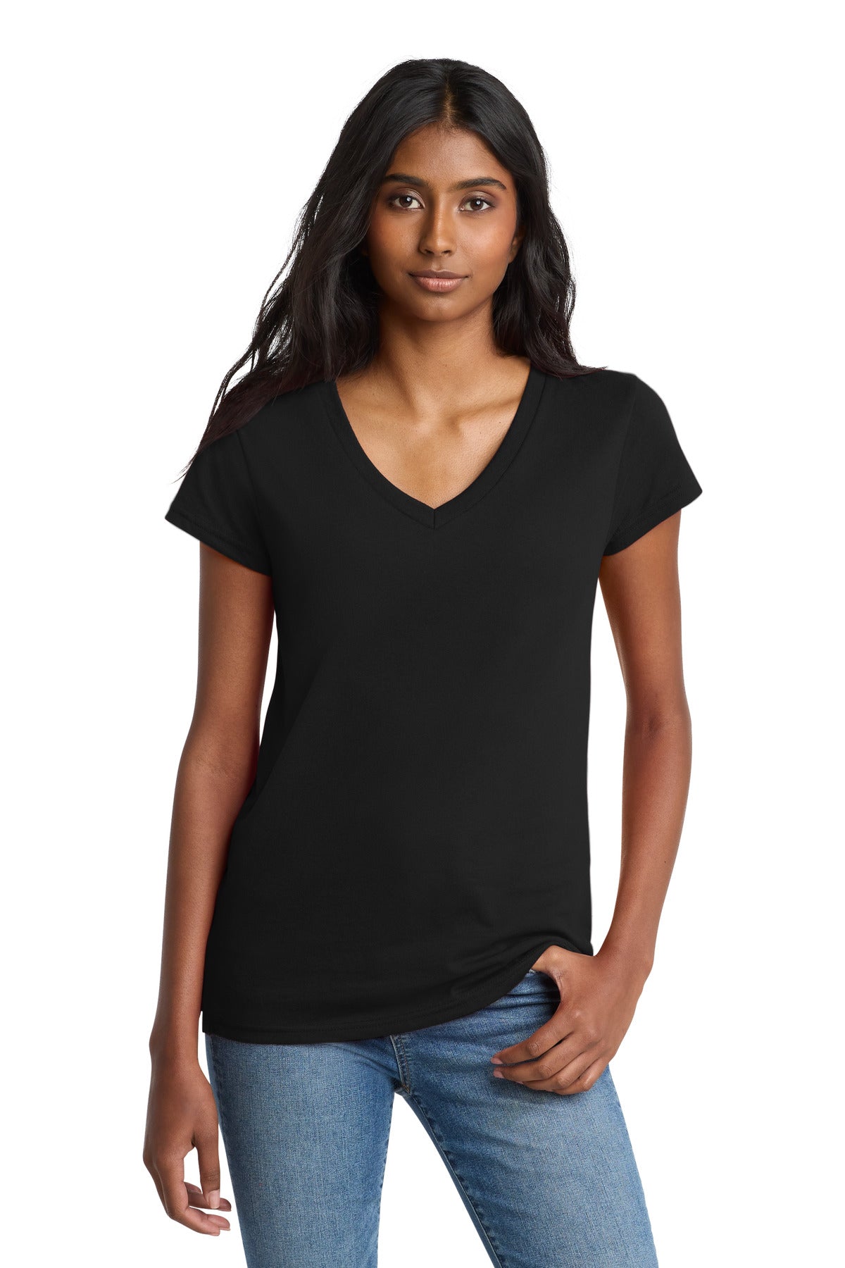 District ® Women's Re-Tee ™ V-Neck DT8001 - District DT8001