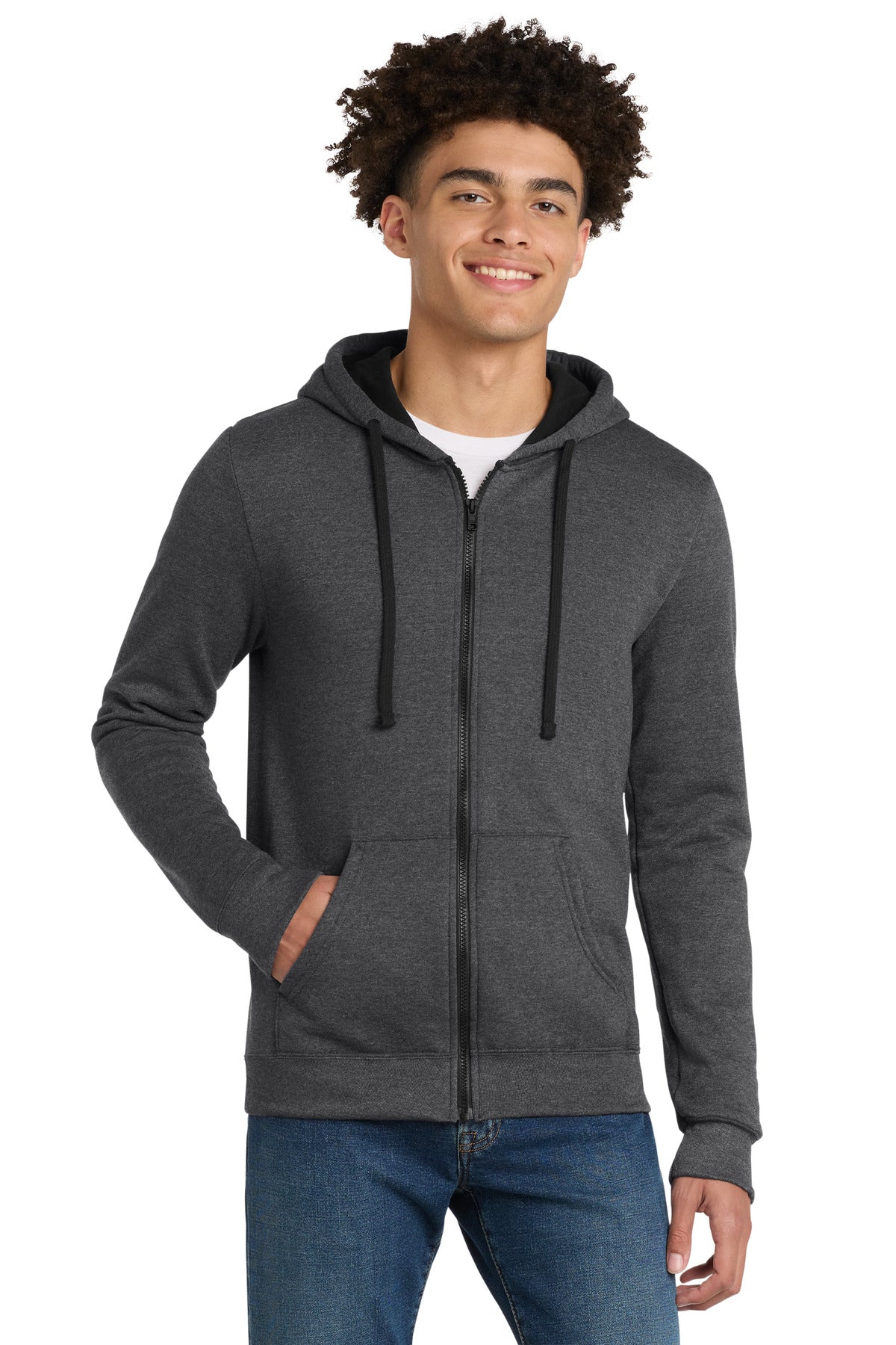 District ® The Concert Fleece ® Full-Zip Hoodie. DT800 - District DT800