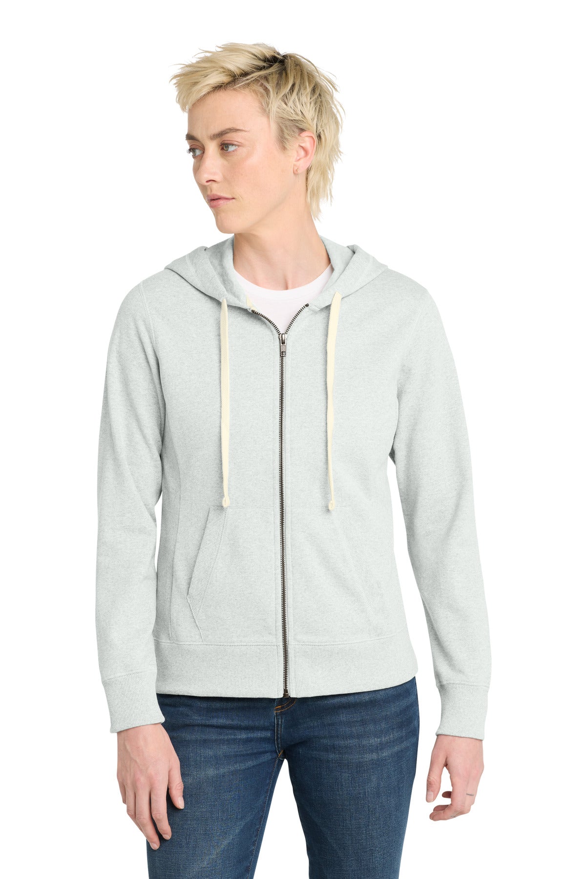 District ® Women's Re-Fleece ™ Full-Zip Hoodie DT8103 - District DT8103