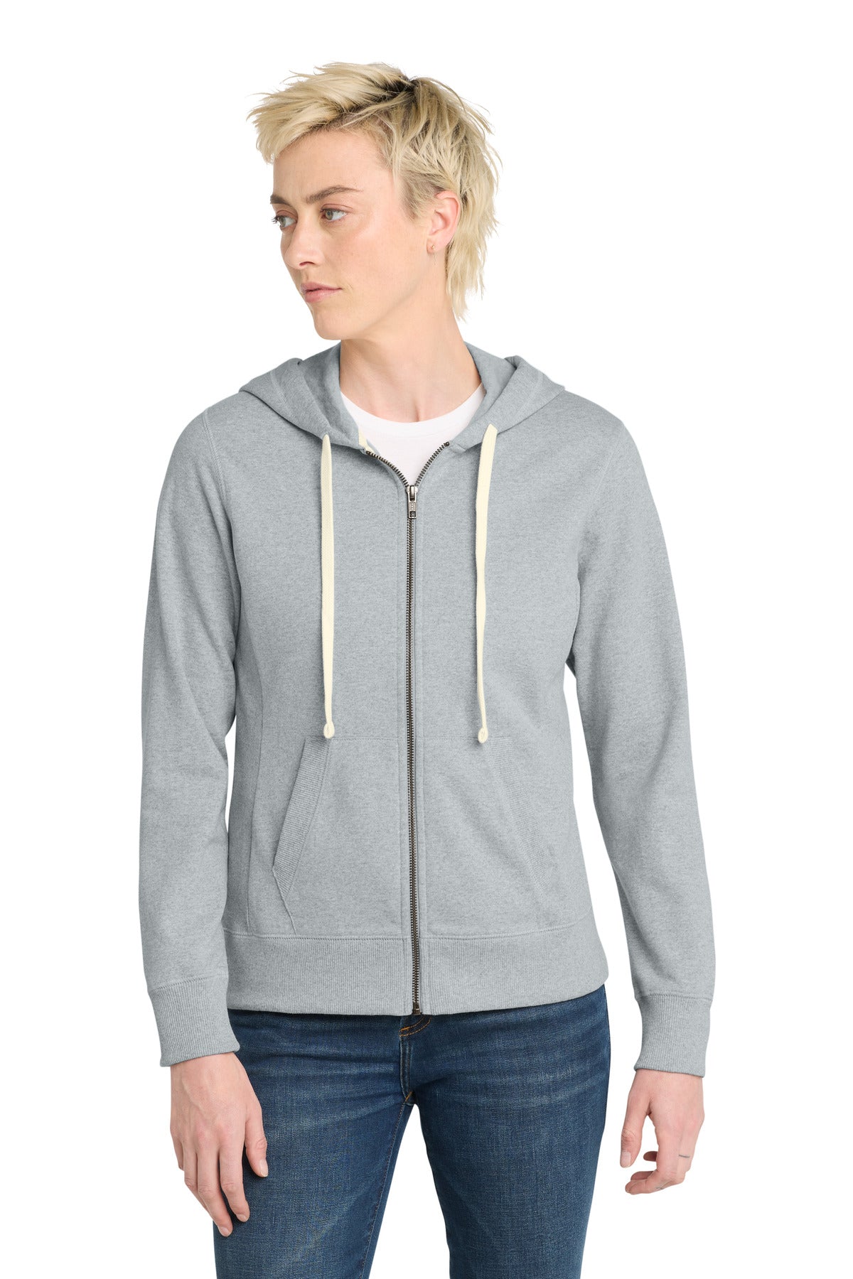 District ® Women's Re-Fleece ™ Full-Zip Hoodie DT8103 - District DT8103