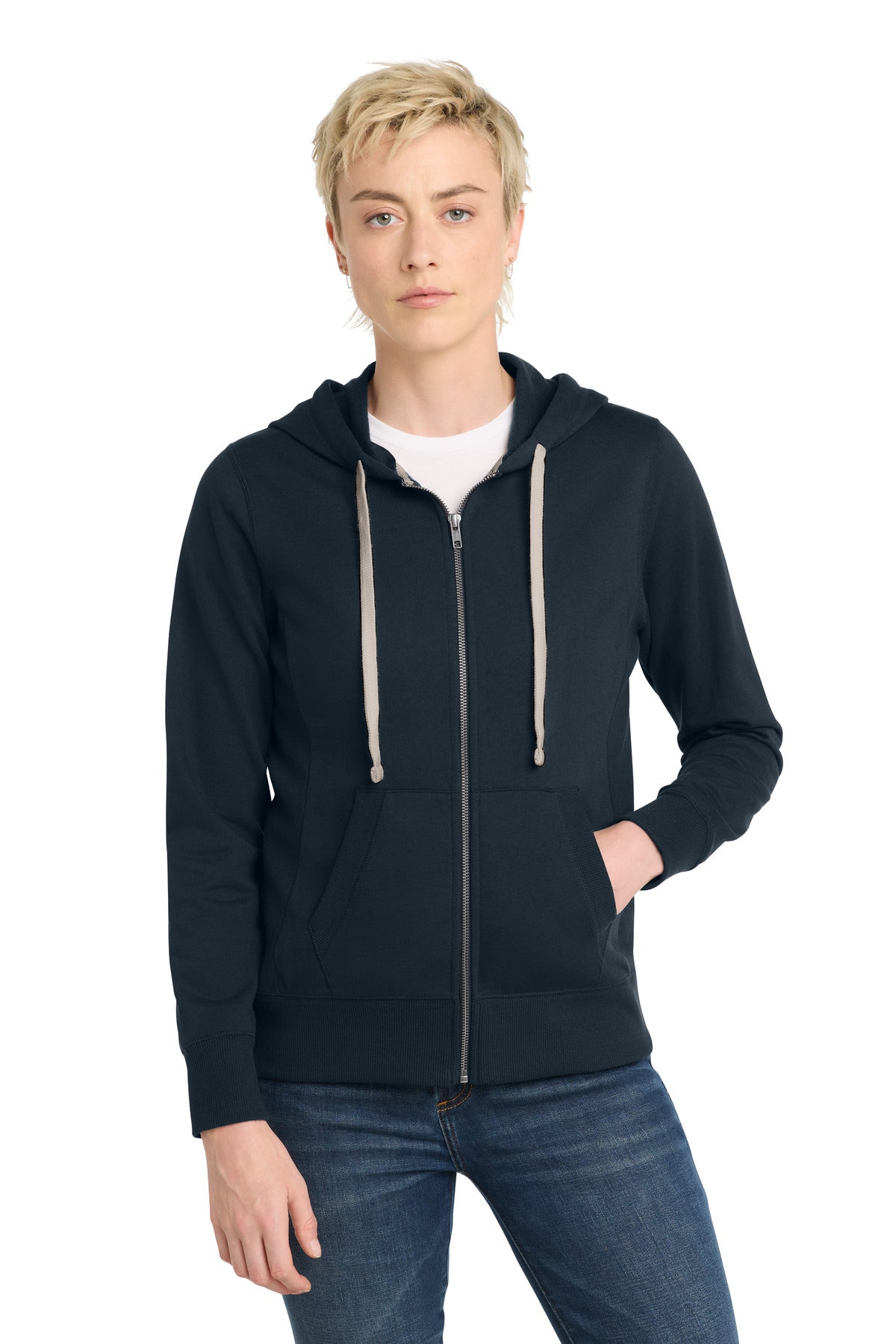 District ® Women's Re-Fleece ™ Full-Zip Hoodie DT8103 - District DT8103