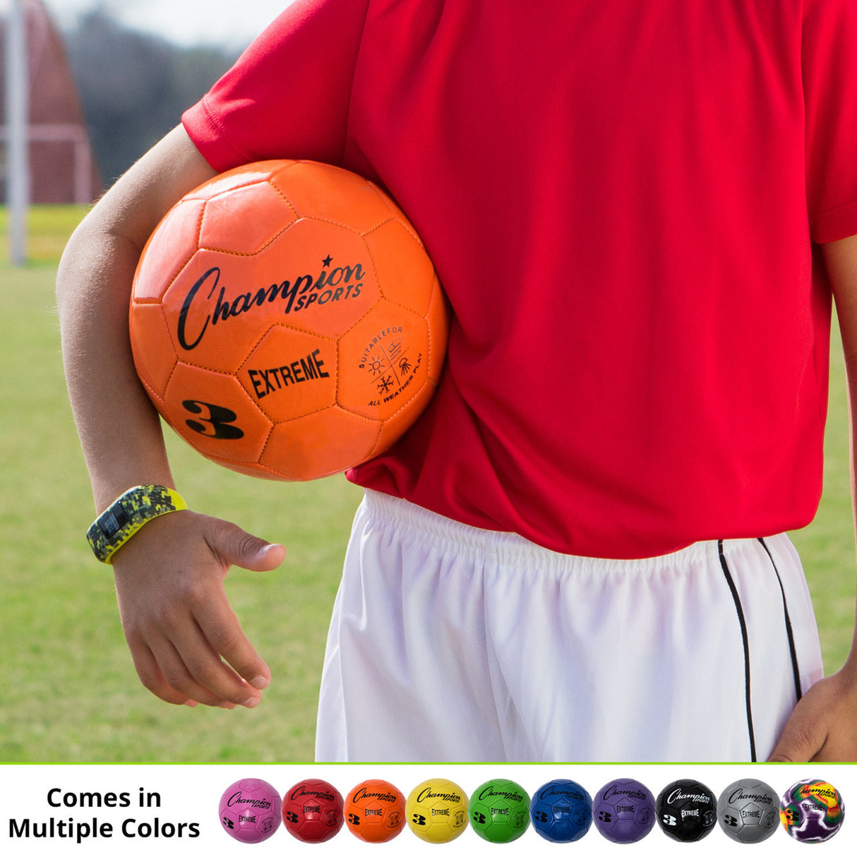EXTREME SOCCER BALL, SIZE 3 BLACK