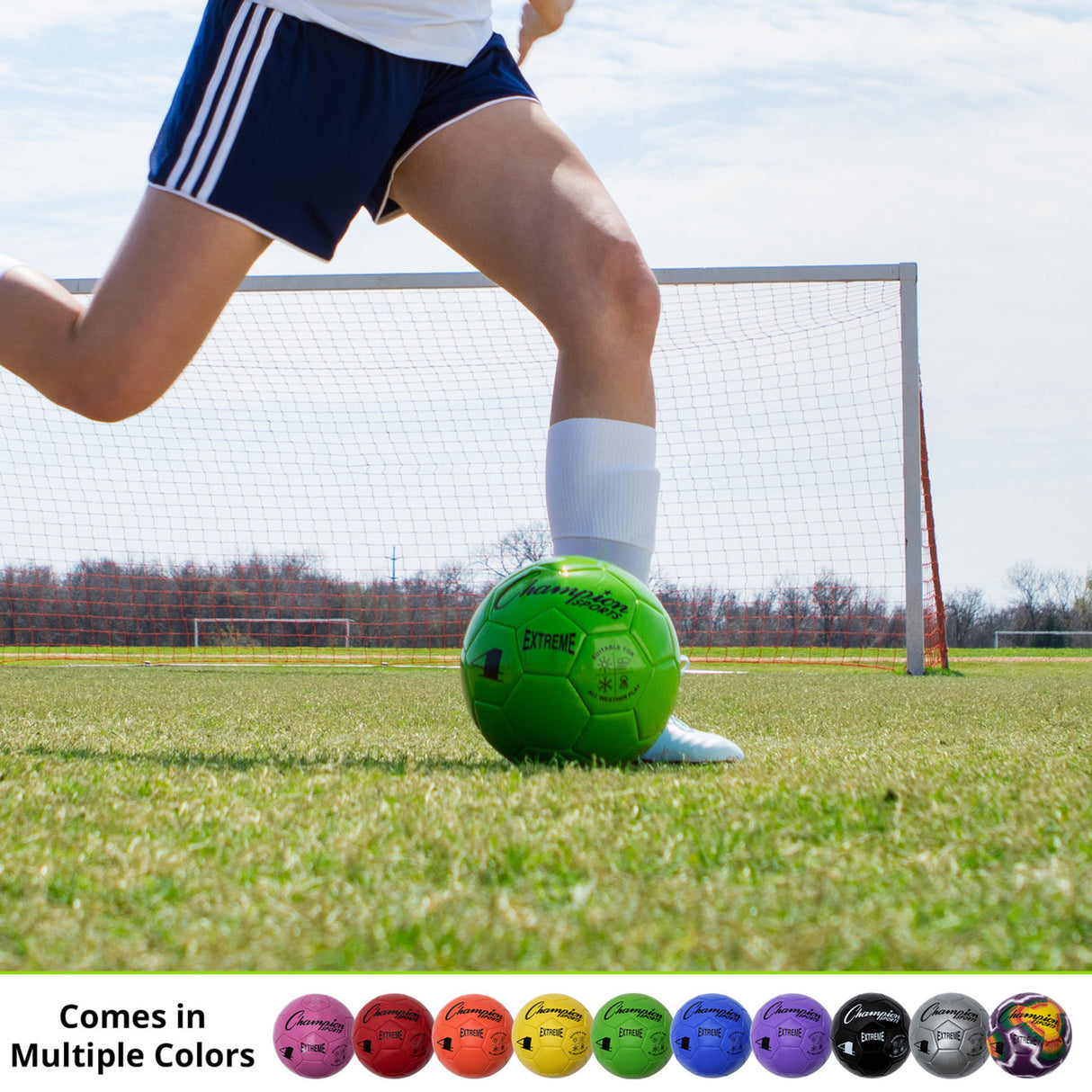 EXTREME SOCCER BALL, SIZE 4 BLACK