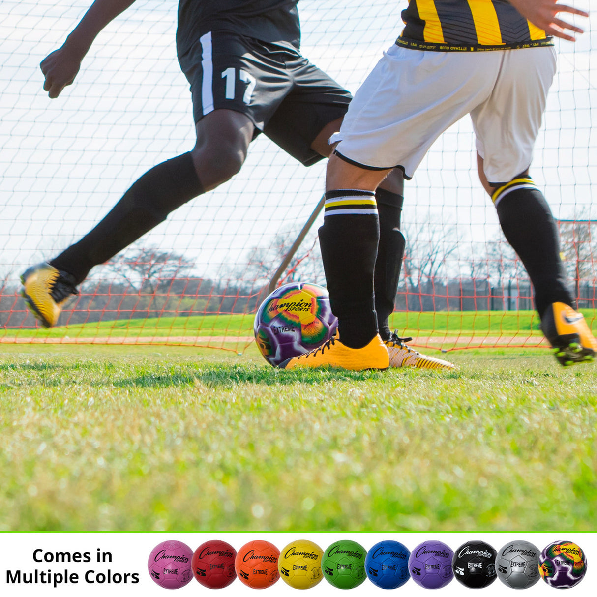 EXTREME SOCCER BALL, SIZE 5 BLACK
