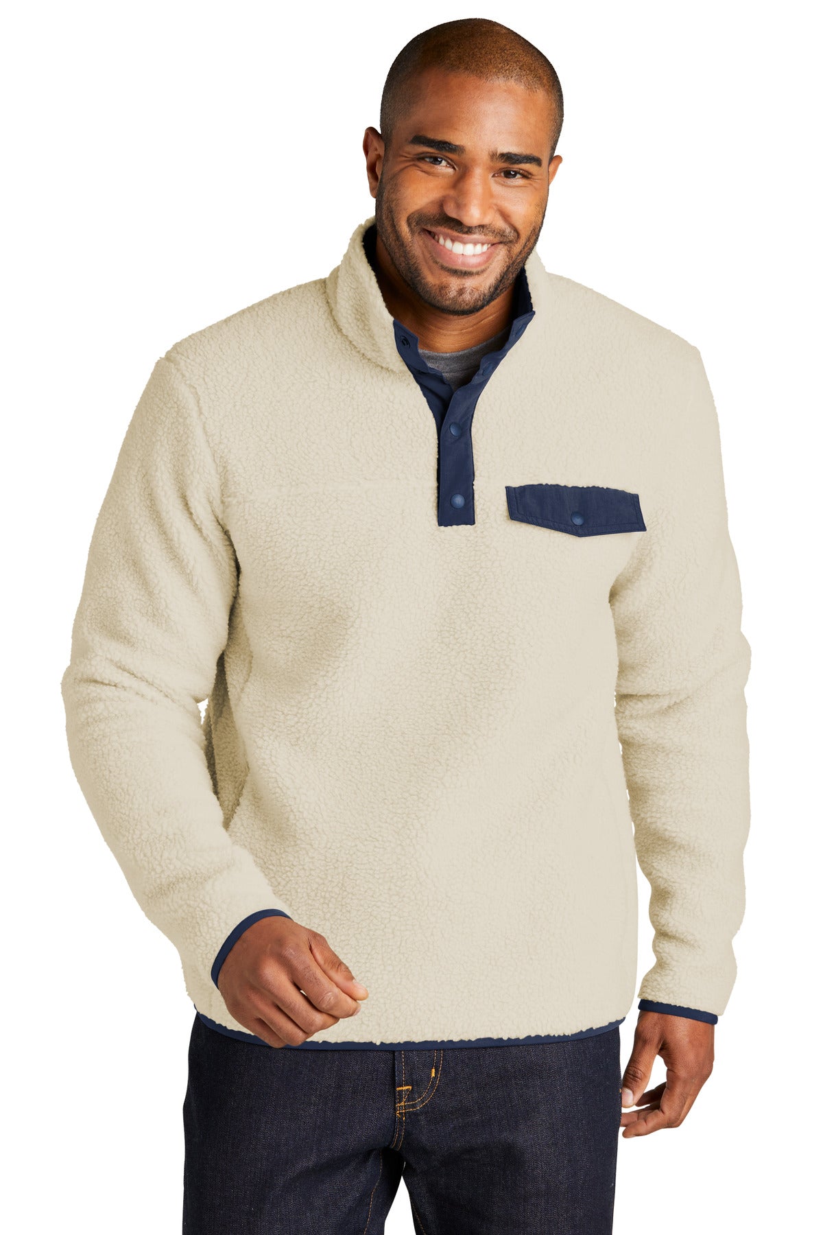Port Authority ® Camp Fleece Snap Pullover F140 - Port Authority F140