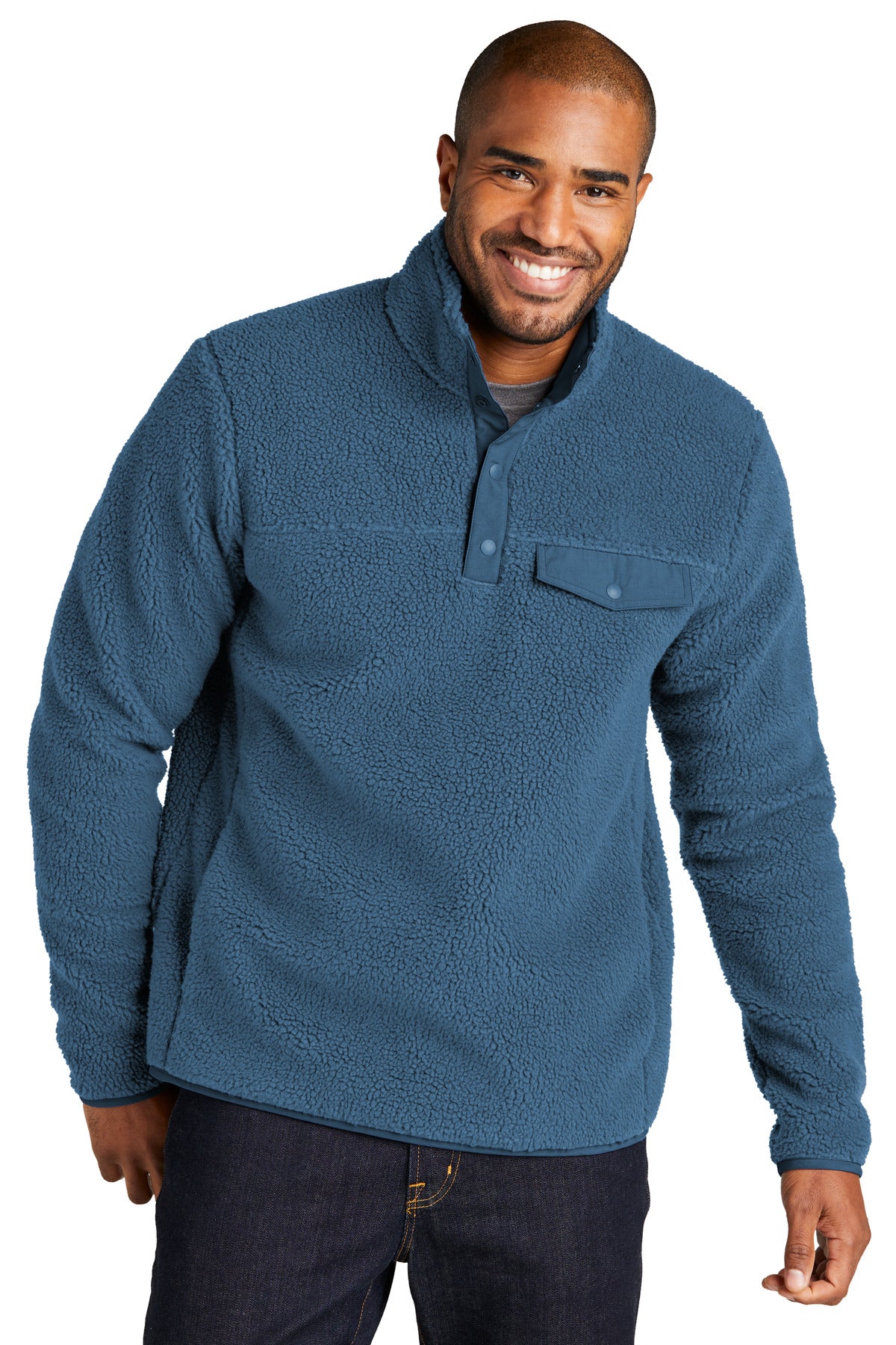 Port Authority ® Camp Fleece Snap Pullover F140 - Port Authority F140