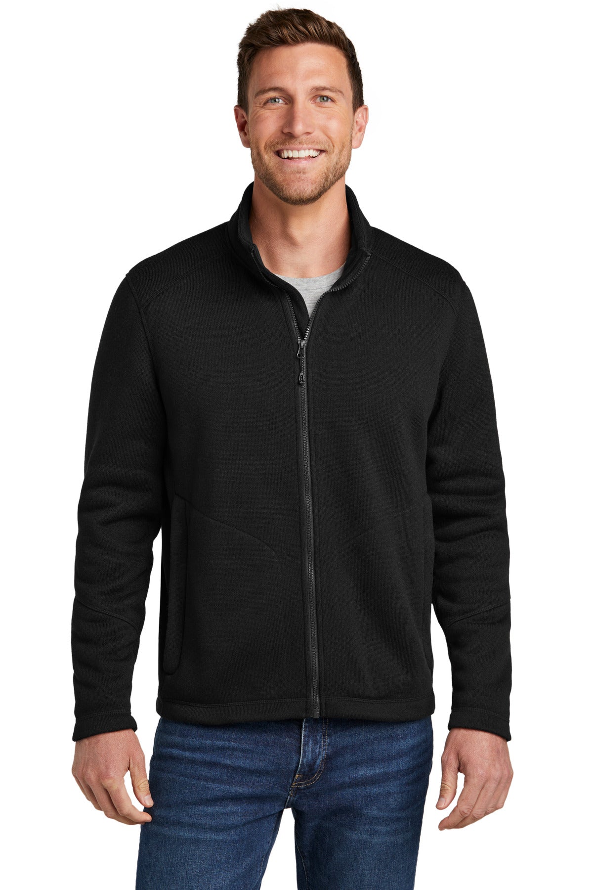 Port Authority F428 Arc Sweater Fleece Jacket | Wholesale