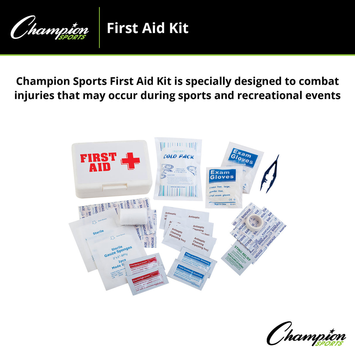 Champion Sports FIRST AID KIT