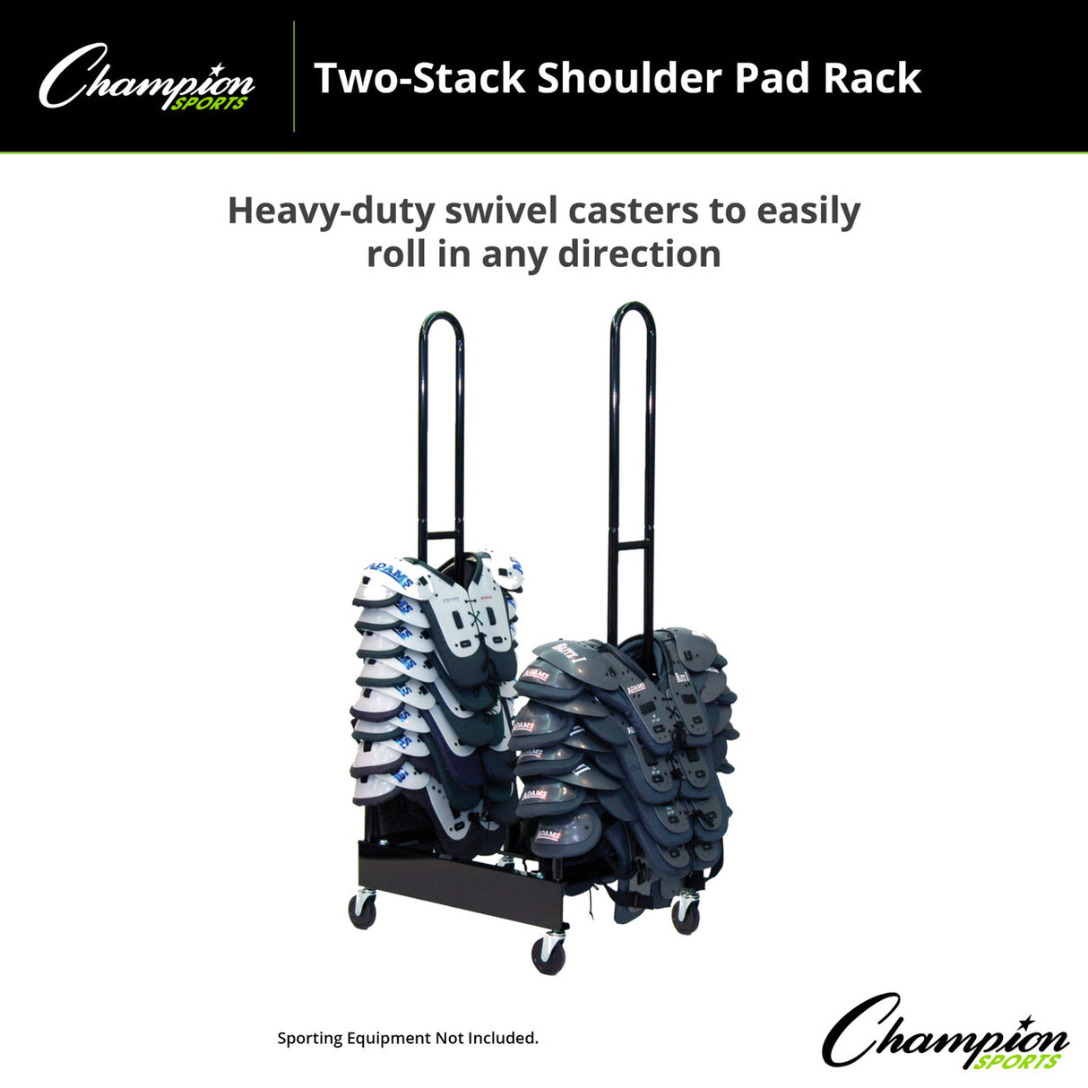 Champion Sports SHOULDER PAD RACK TWO STACKS