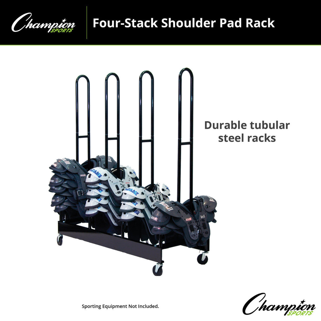 Champion Sports SHOULDER PAD RACK TWO STACKS