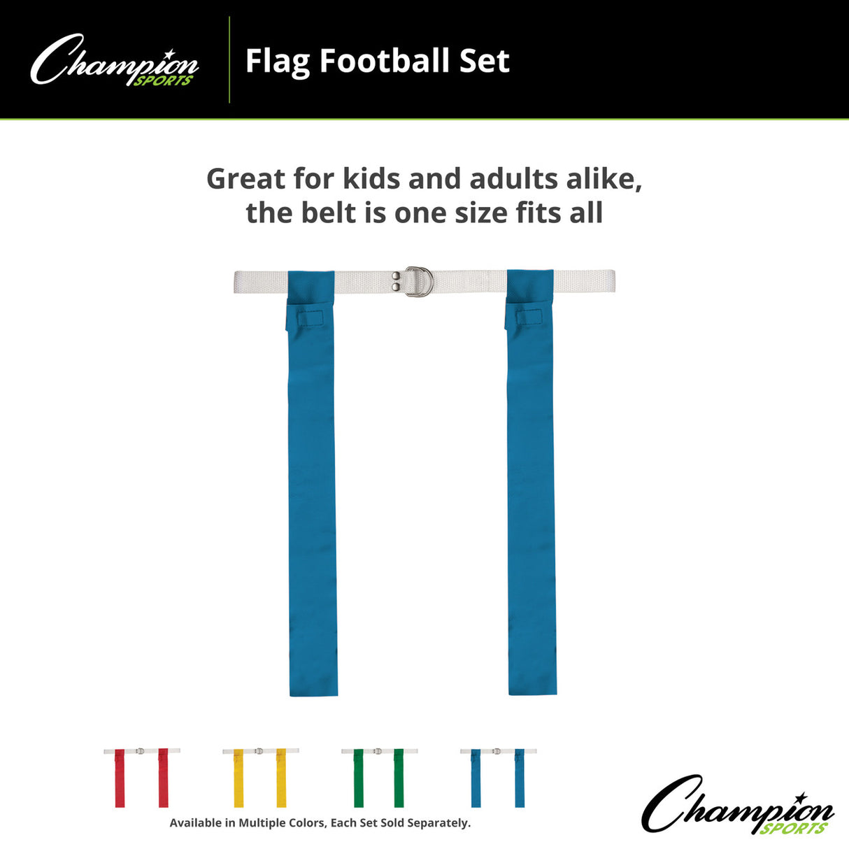 FLAG FOOTBALL SET BLUE