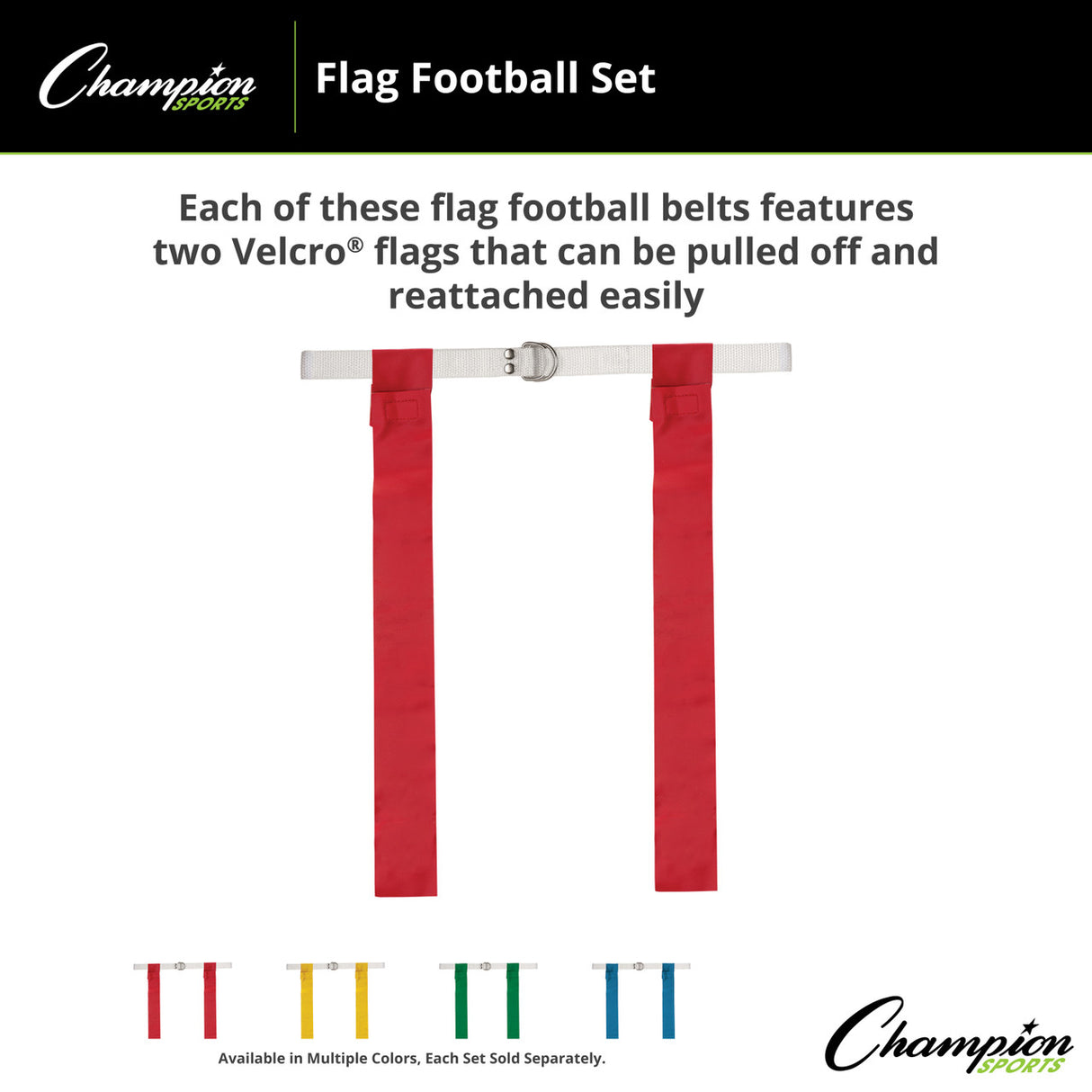 FLAG FOOTBALL SET BLUE