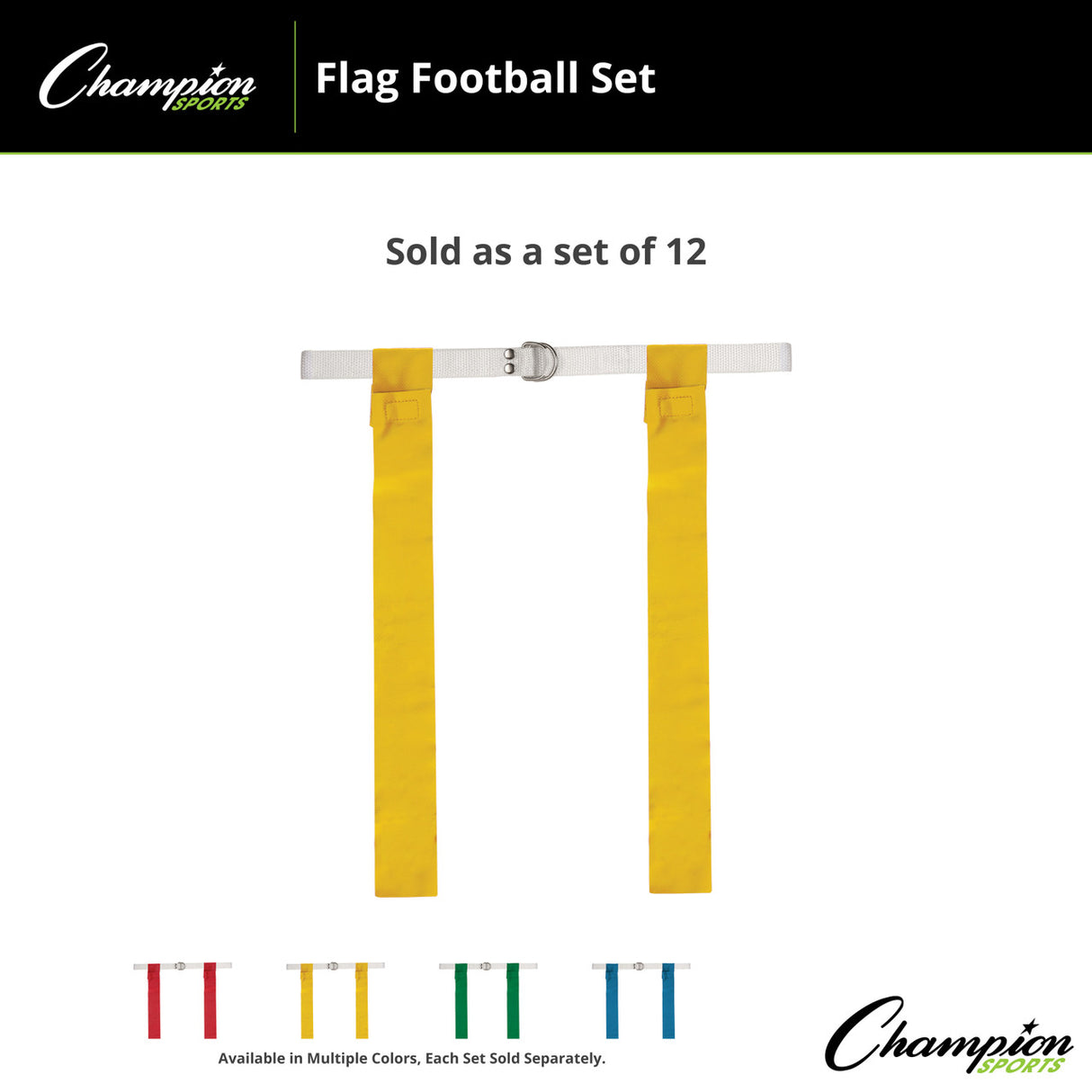 FLAG FOOTBALL SET BLUE