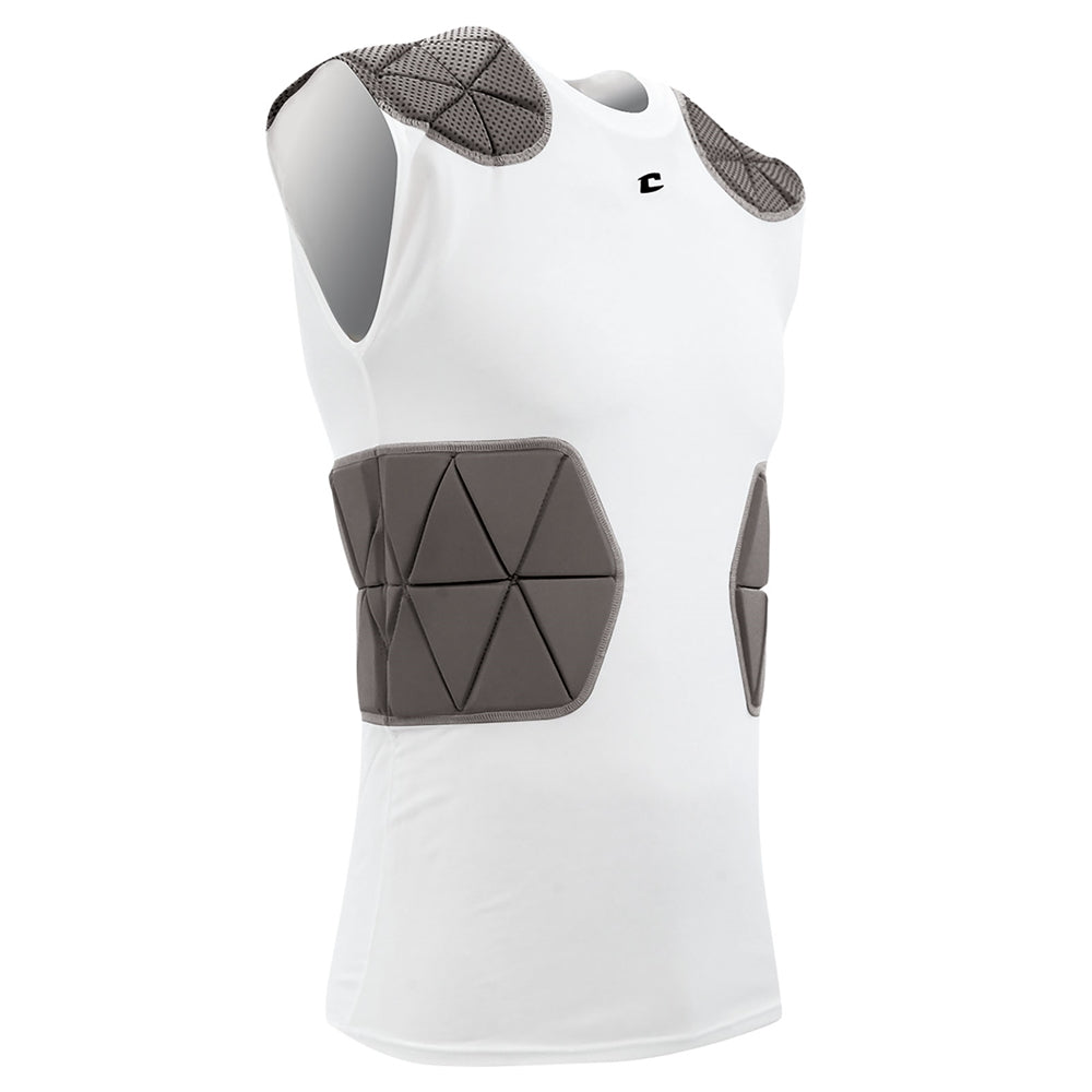 Champro TRI-FLEX Compression Shirt with Cushion System | Champro FJU6 Champro CHARCOALBLACKINSET S