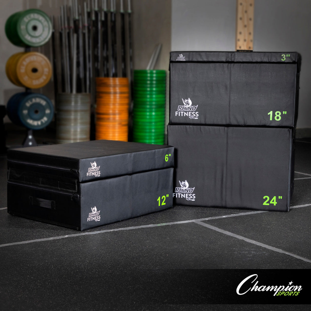 Champion Sports FOAM PLYO BOX 12" H